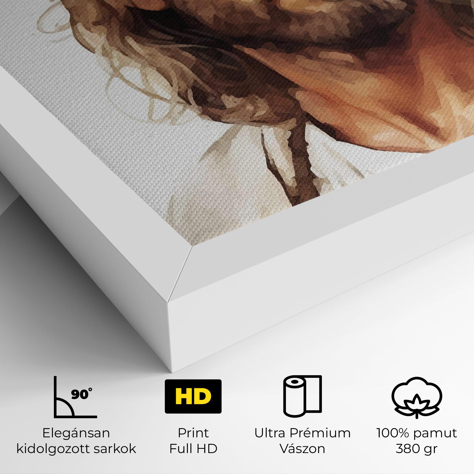 Vászonkép Jesus Long Hair mockup 4