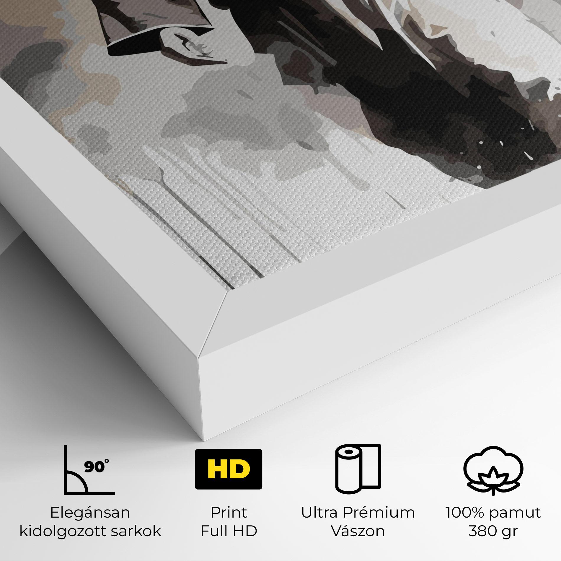 Vászonkép Watercolor Jesus mockup 4