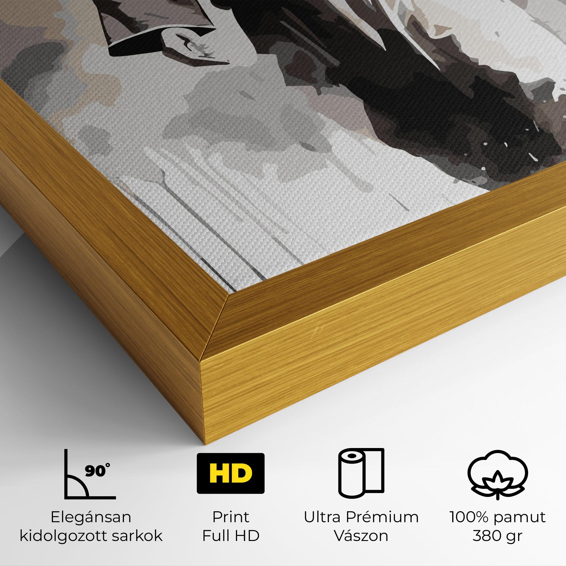 Vászonkép Watercolor Jesus mockup 4