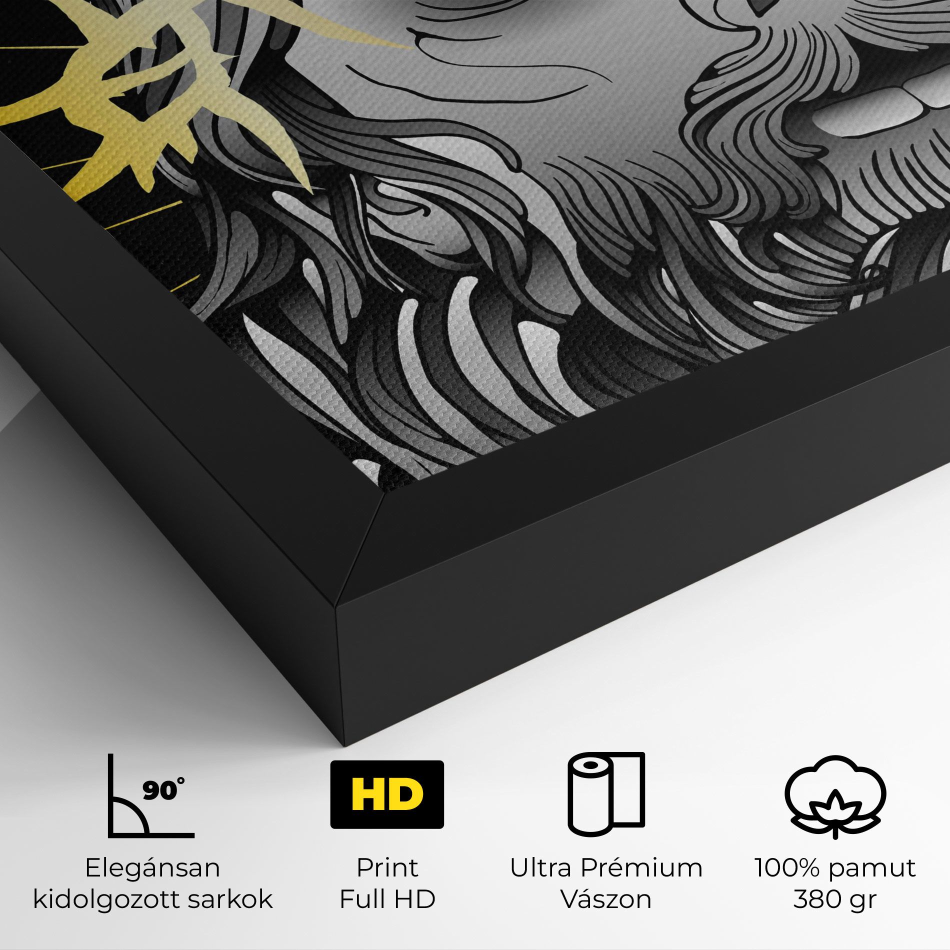 Gold Christ mockup 4