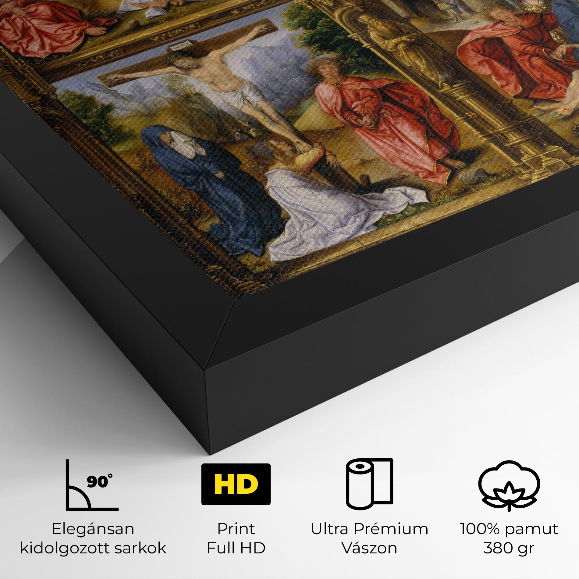 Vászonkép Gold Window View mockup 4