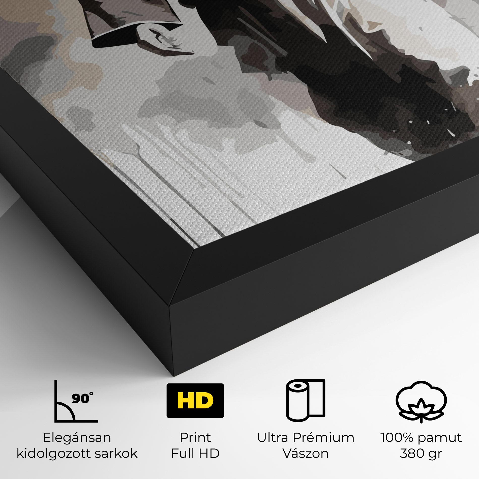 Vászonkép Watercolor Jesus mockup 4