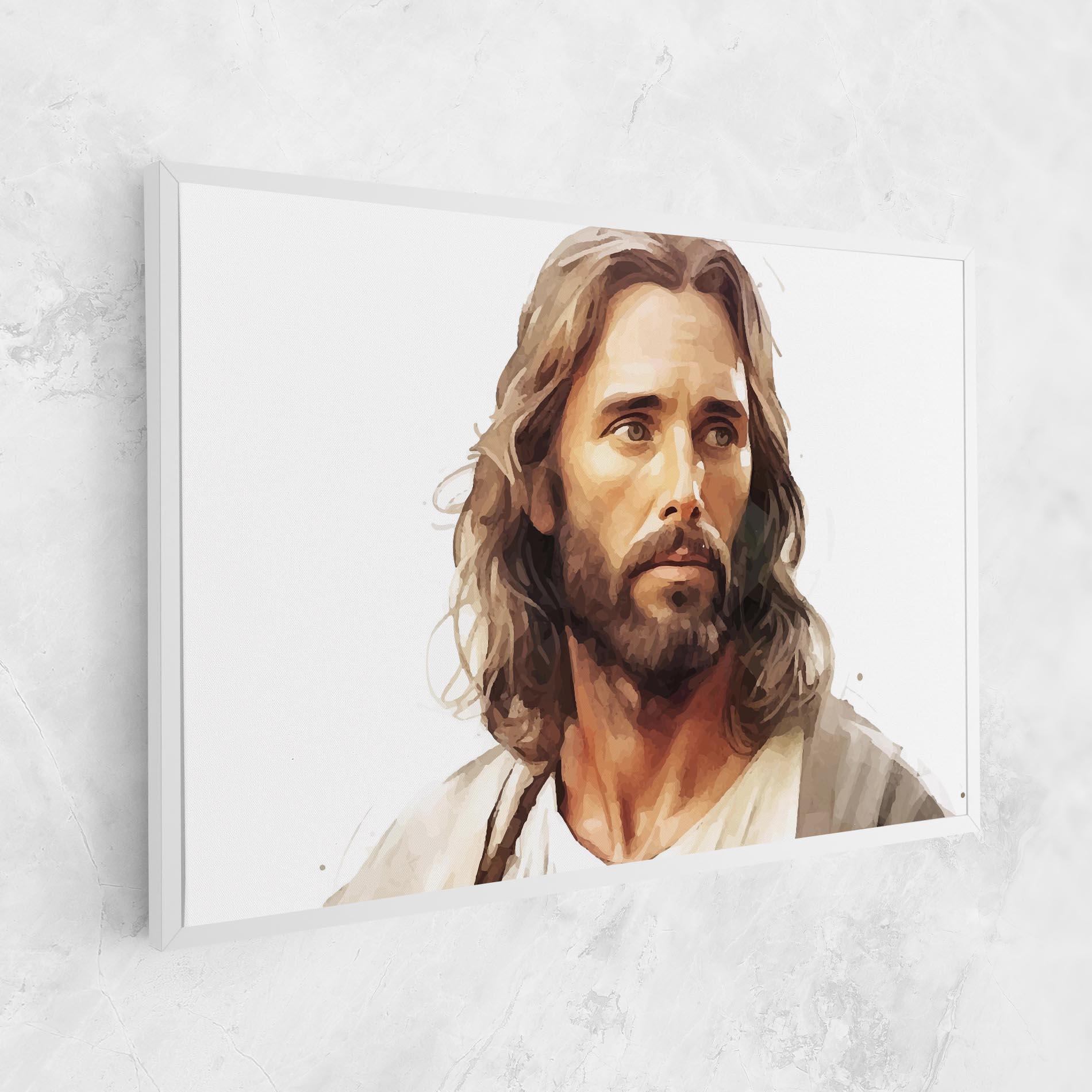 Vászonkép Jesus Long Hair mockup 1