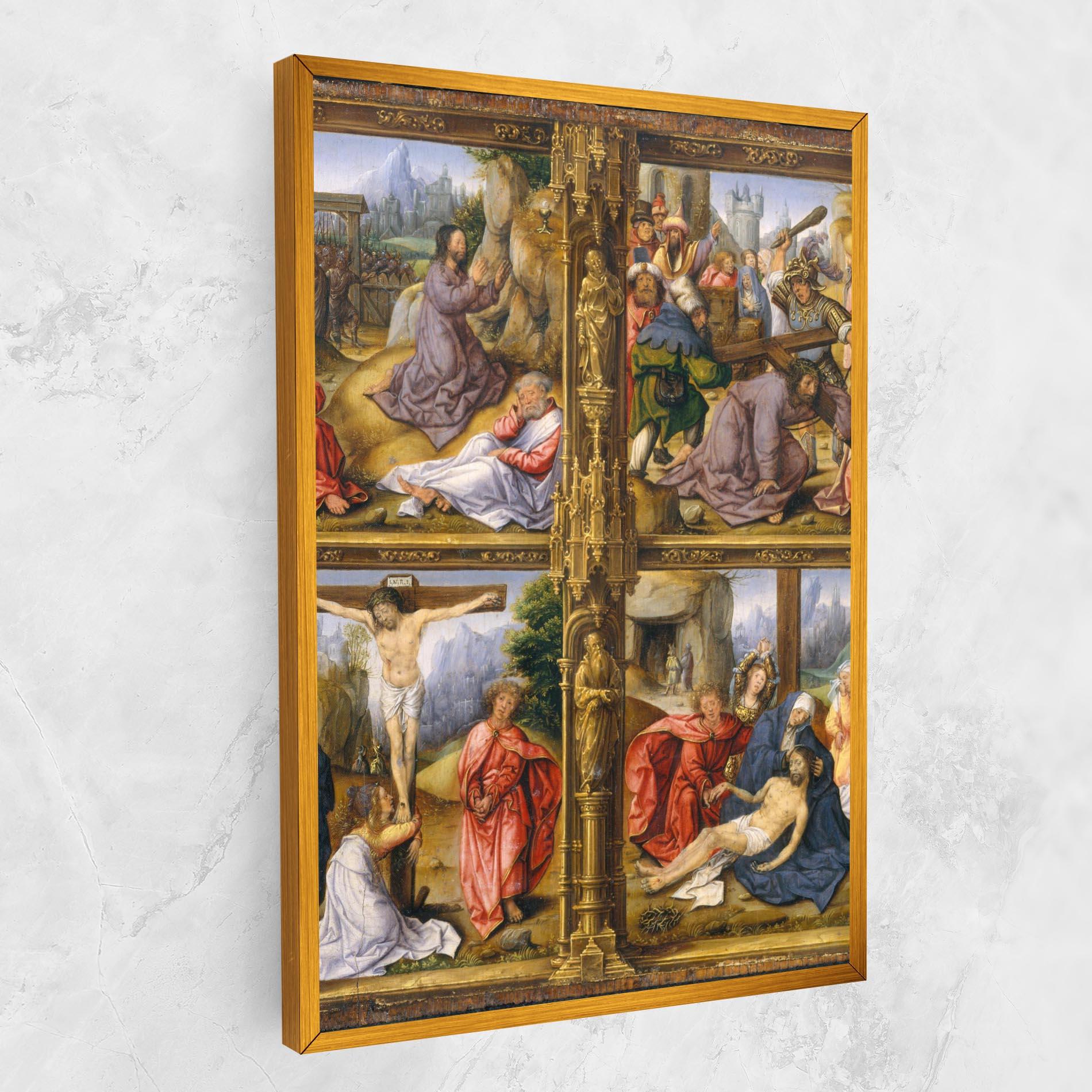 Vászonkép Gold Window View mockup 1