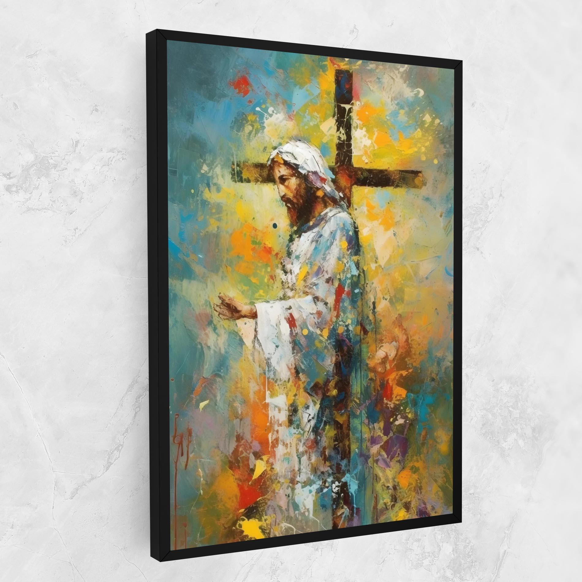 Vászonkép Christ Art Painting mockup 1
