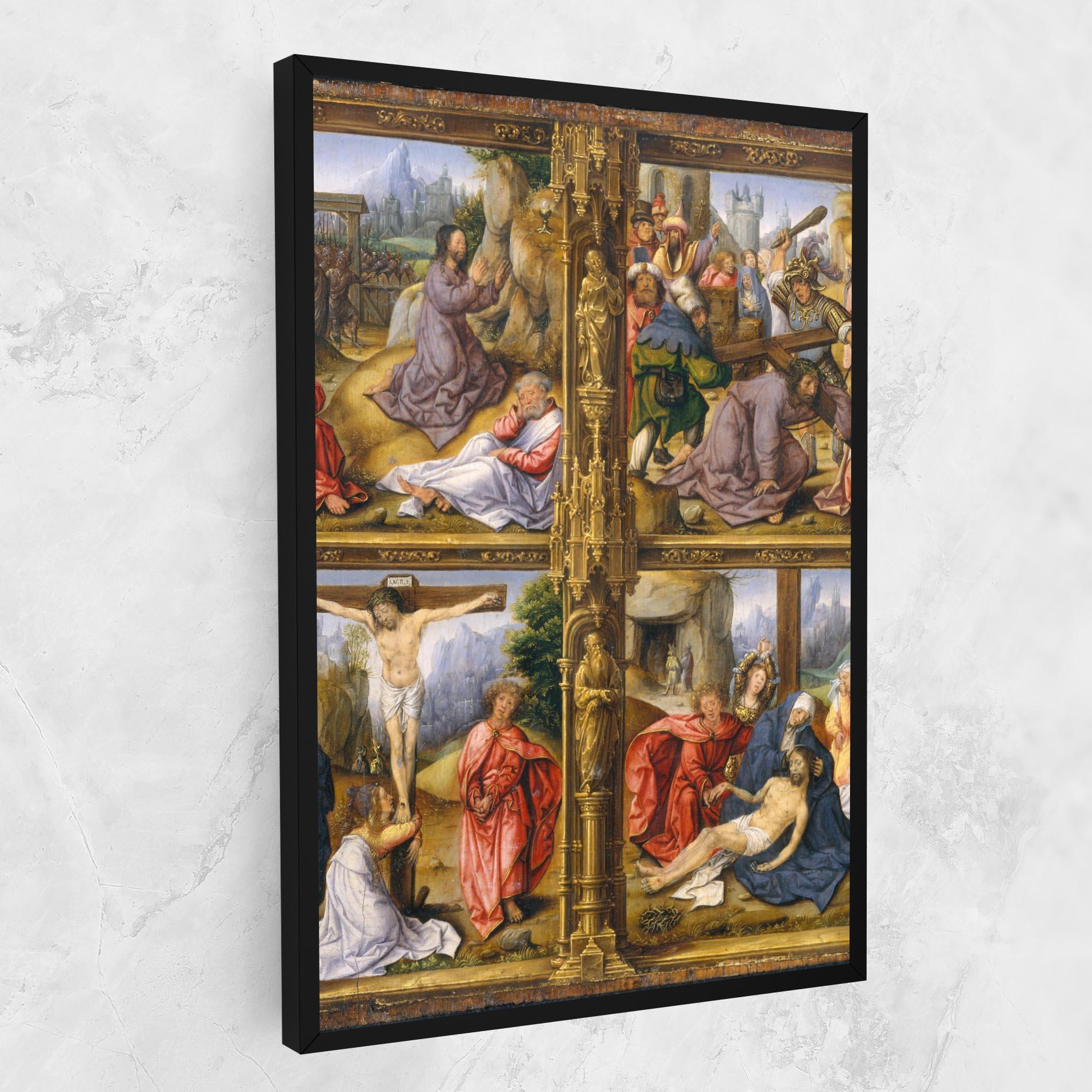 Vászonkép Gold Window View mockup 1