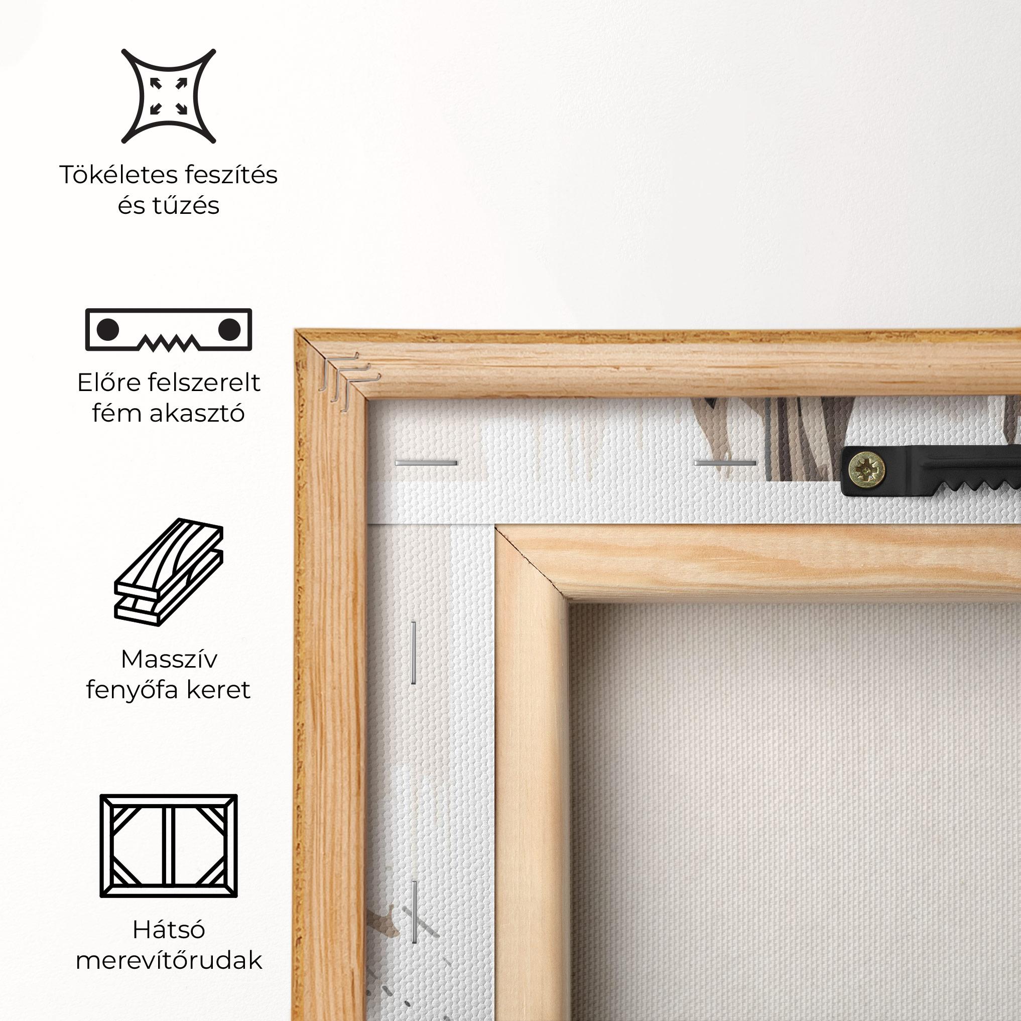 Vászonkép Cream Art Jesus mockup 5