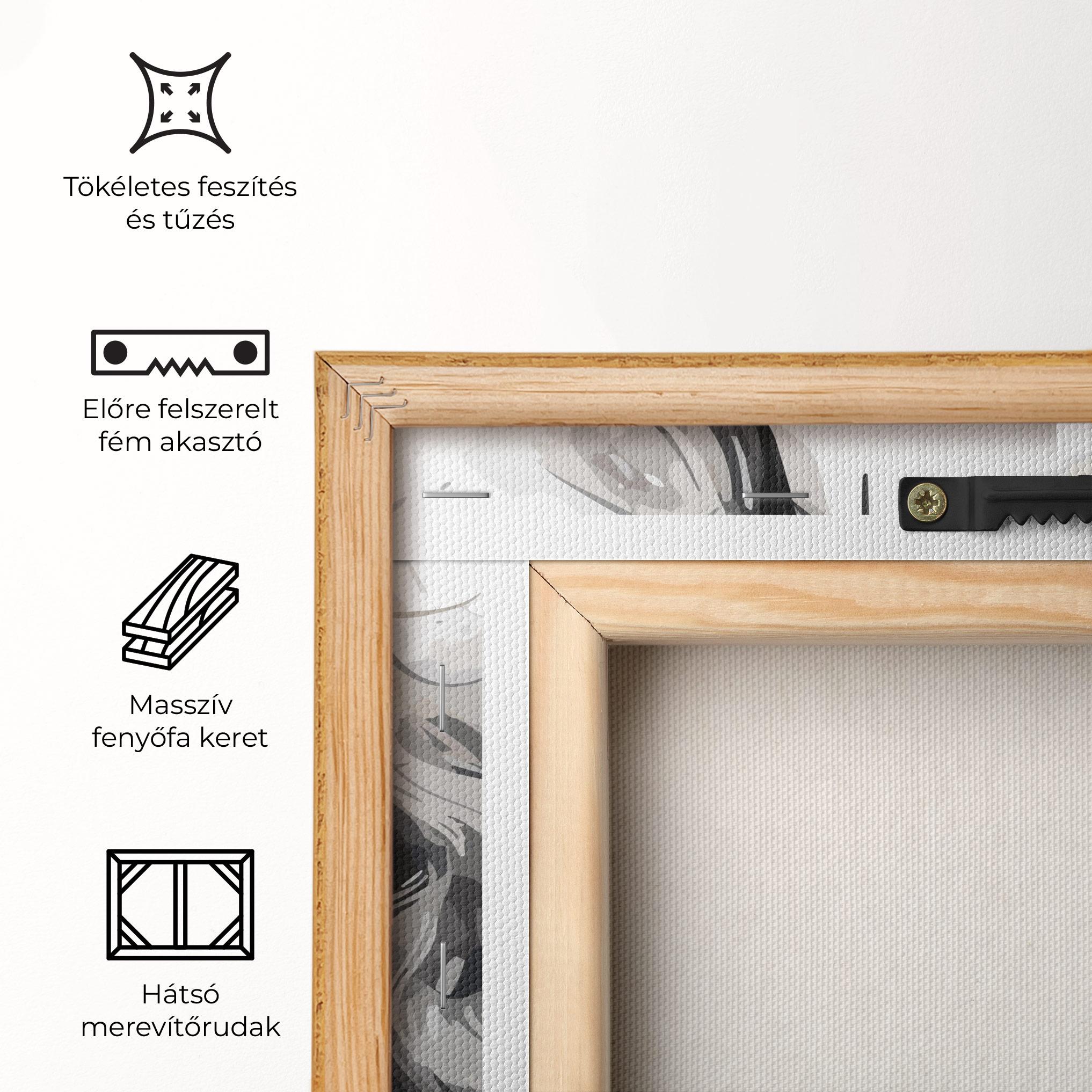 Vászonkép Jesus Ink Art mockup 5