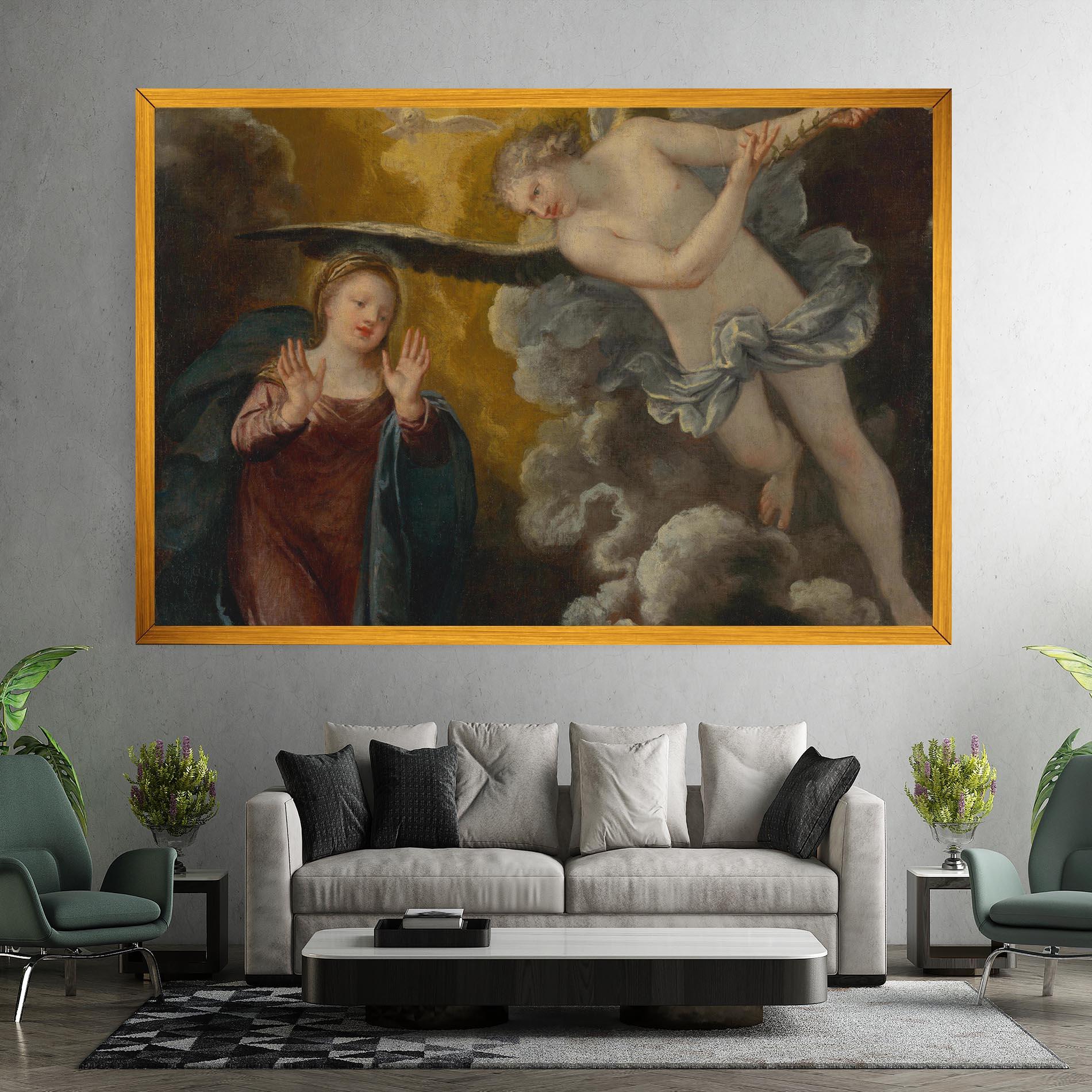 Vászonkép Religious Angel mockup 7