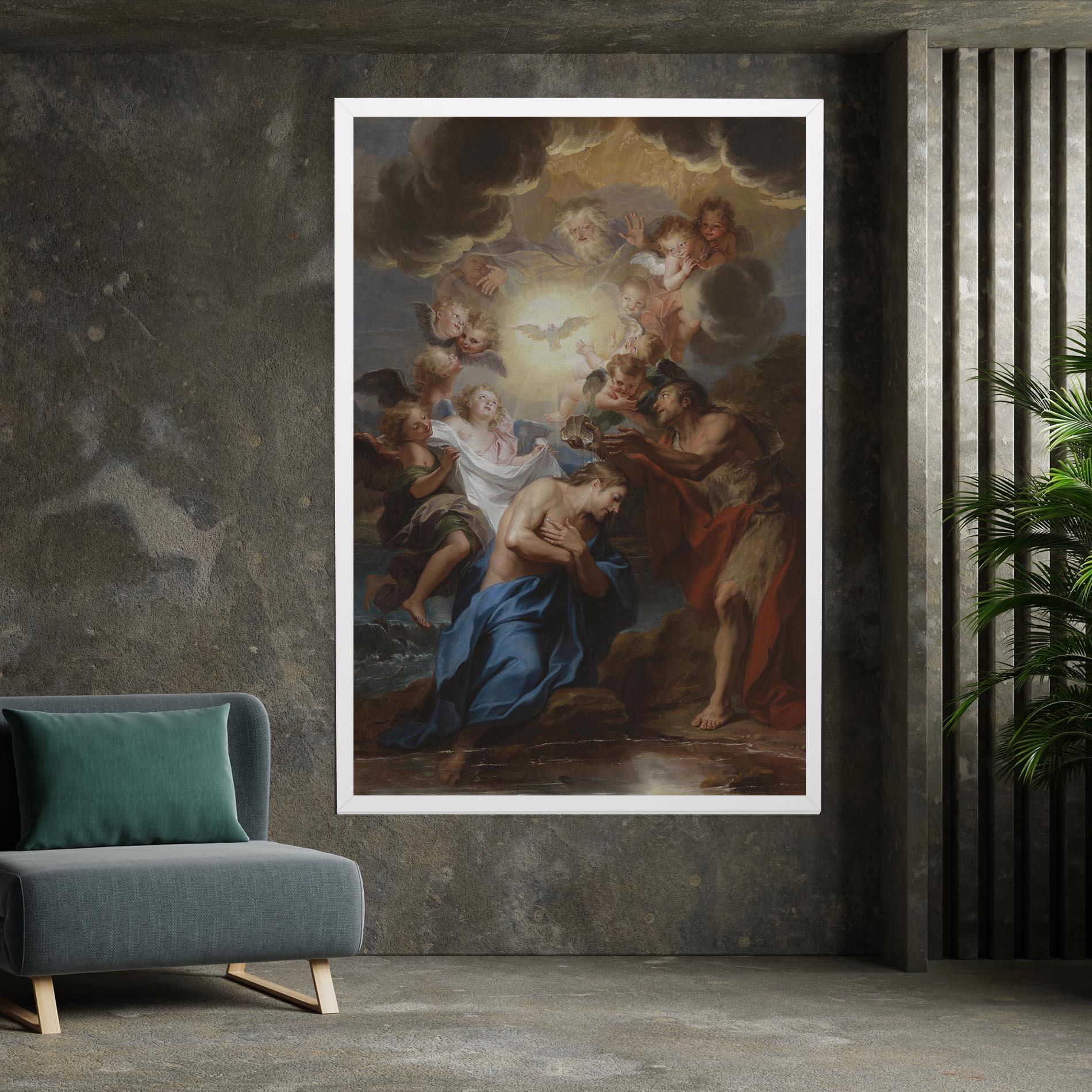 Vászonkép Divine Yellow Light mockup 7