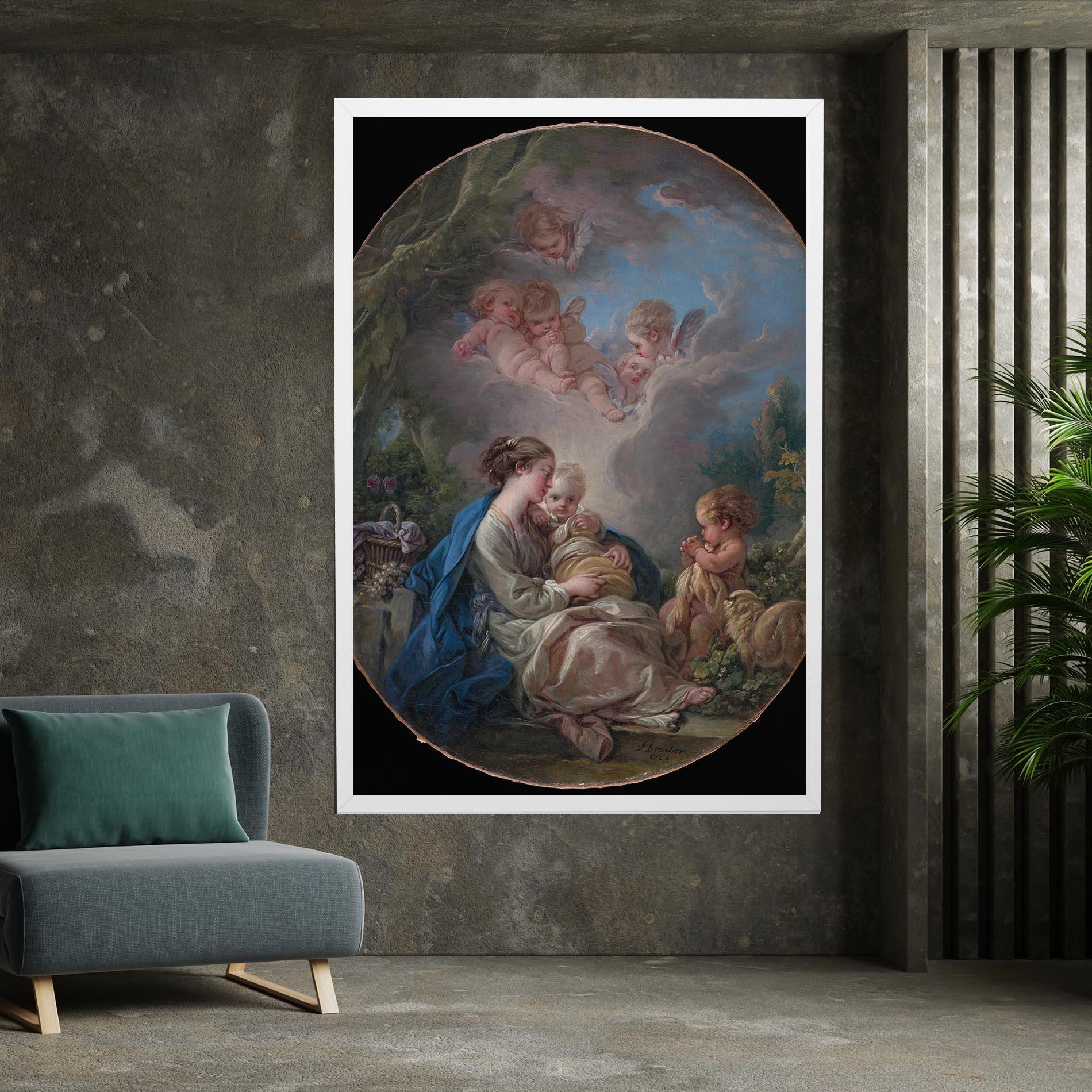 Vászonkép Religious Circle mockup 7