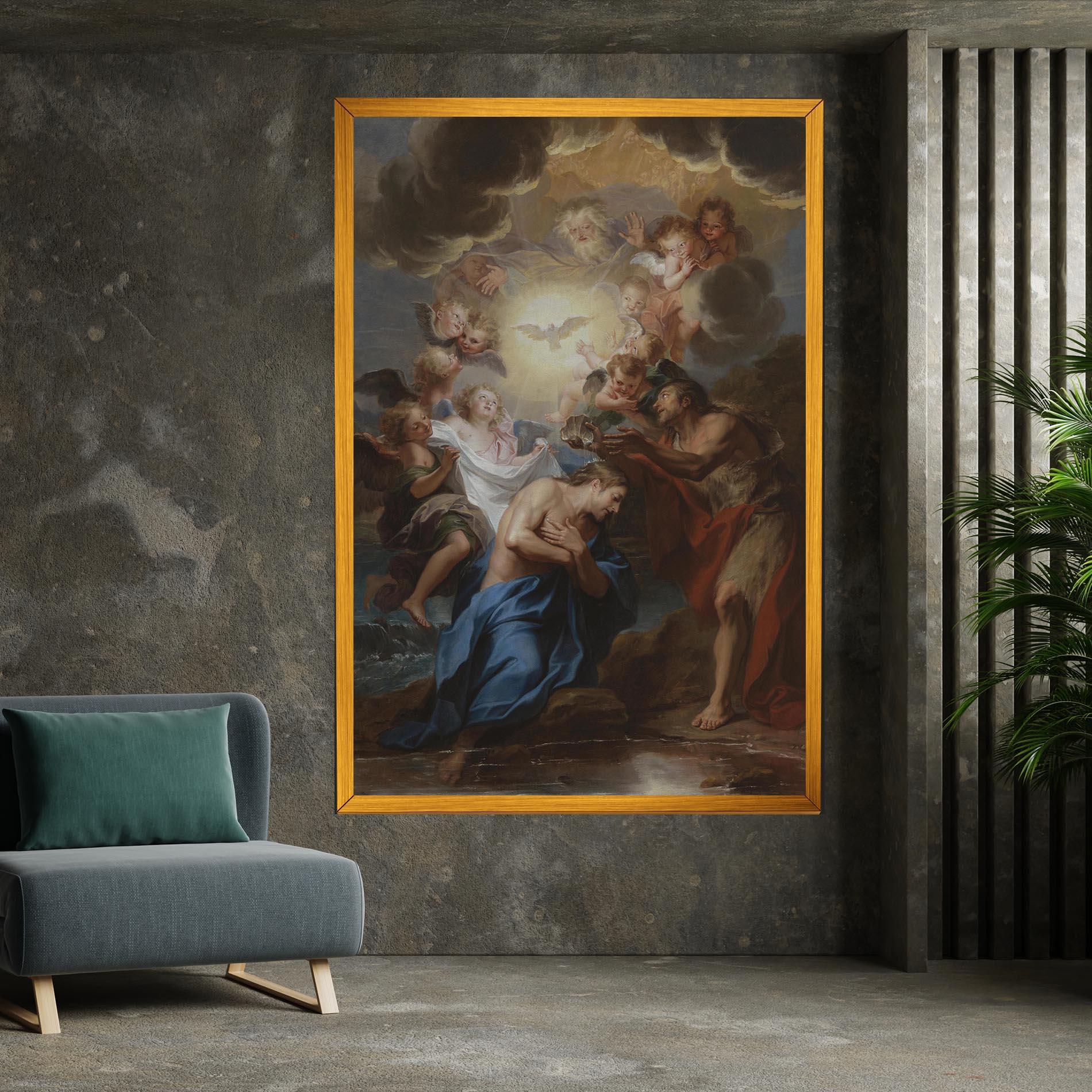 Vászonkép Divine Yellow Light mockup 7