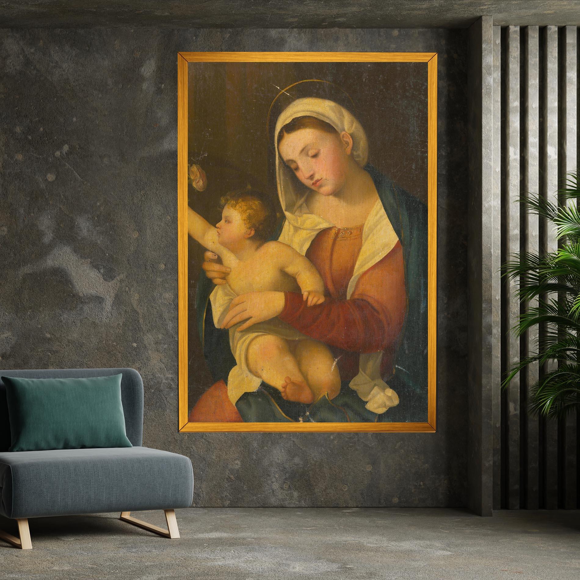 Vászonkép Yellow Light Baby mockup 7