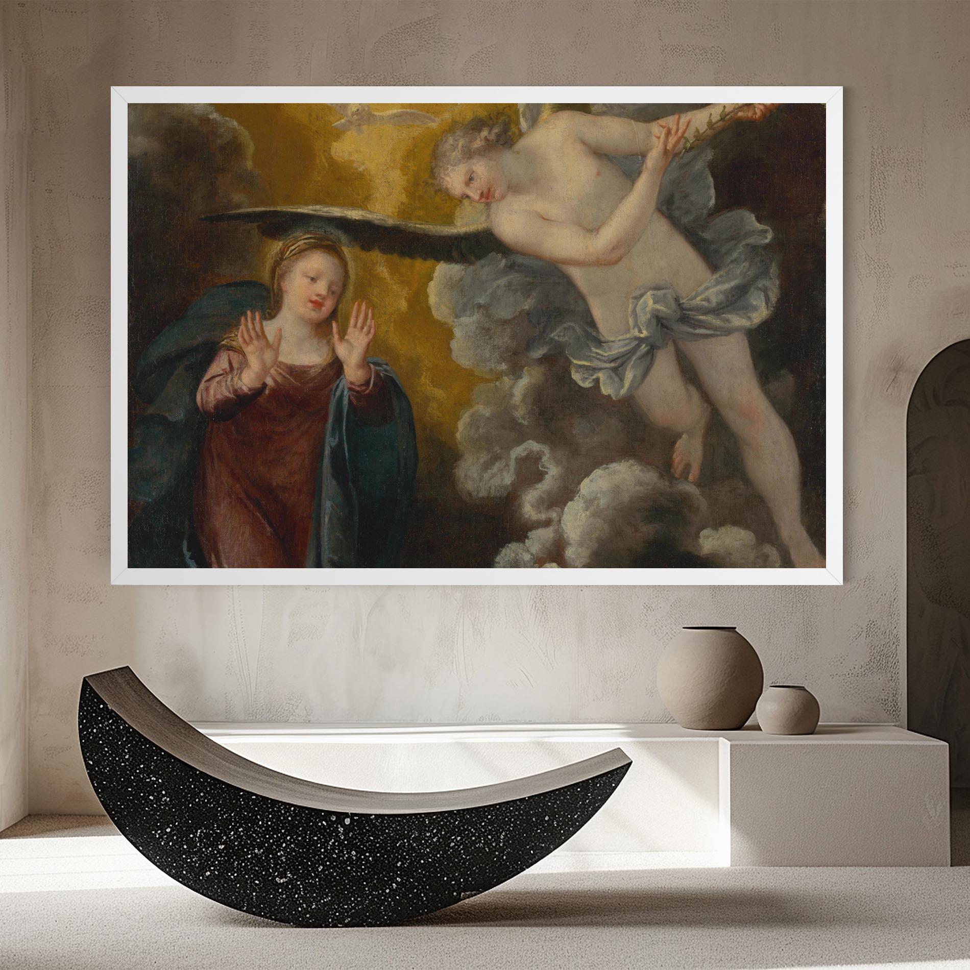 Vászonkép Religious Angel mockup 8