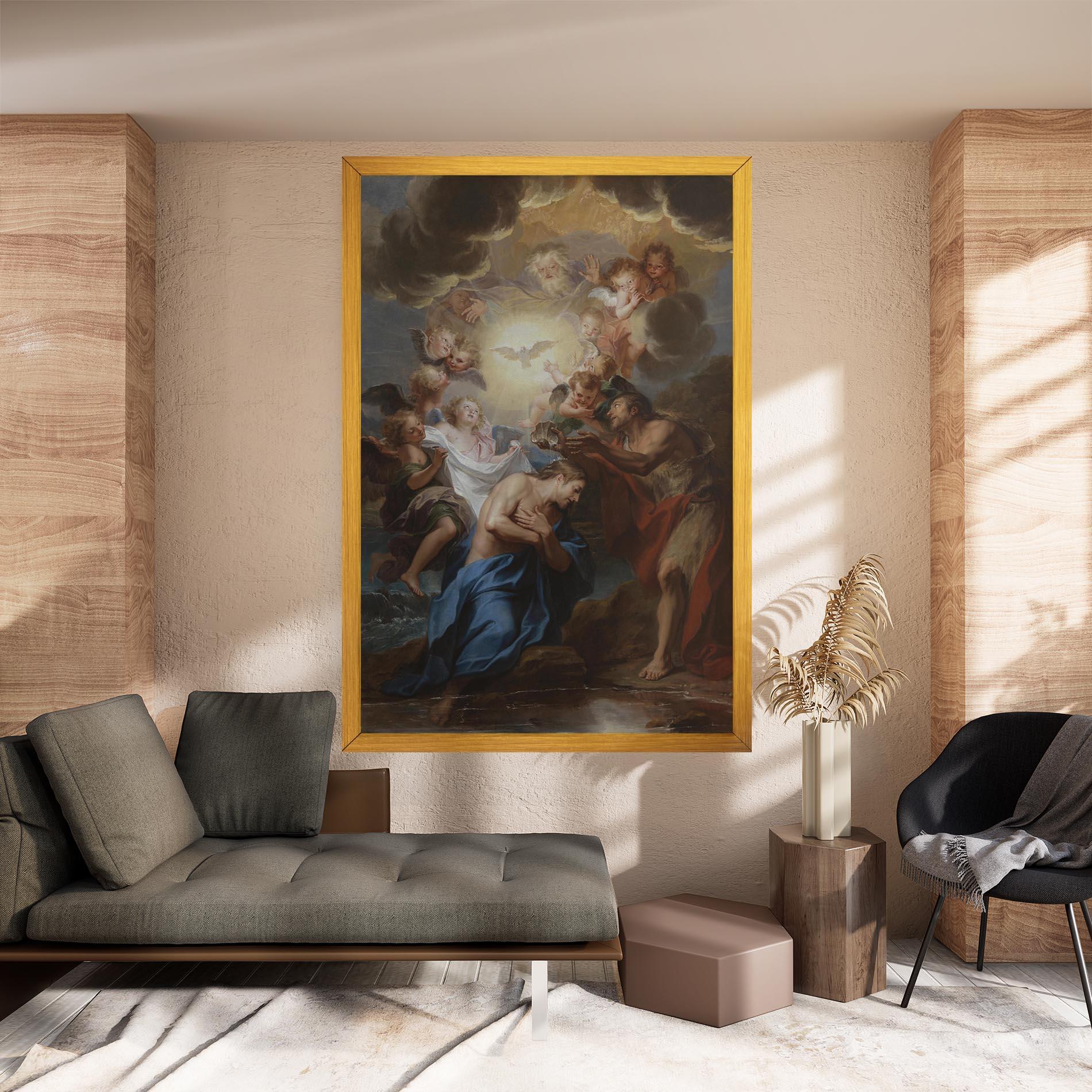 Vászonkép Divine Yellow Light mockup 8