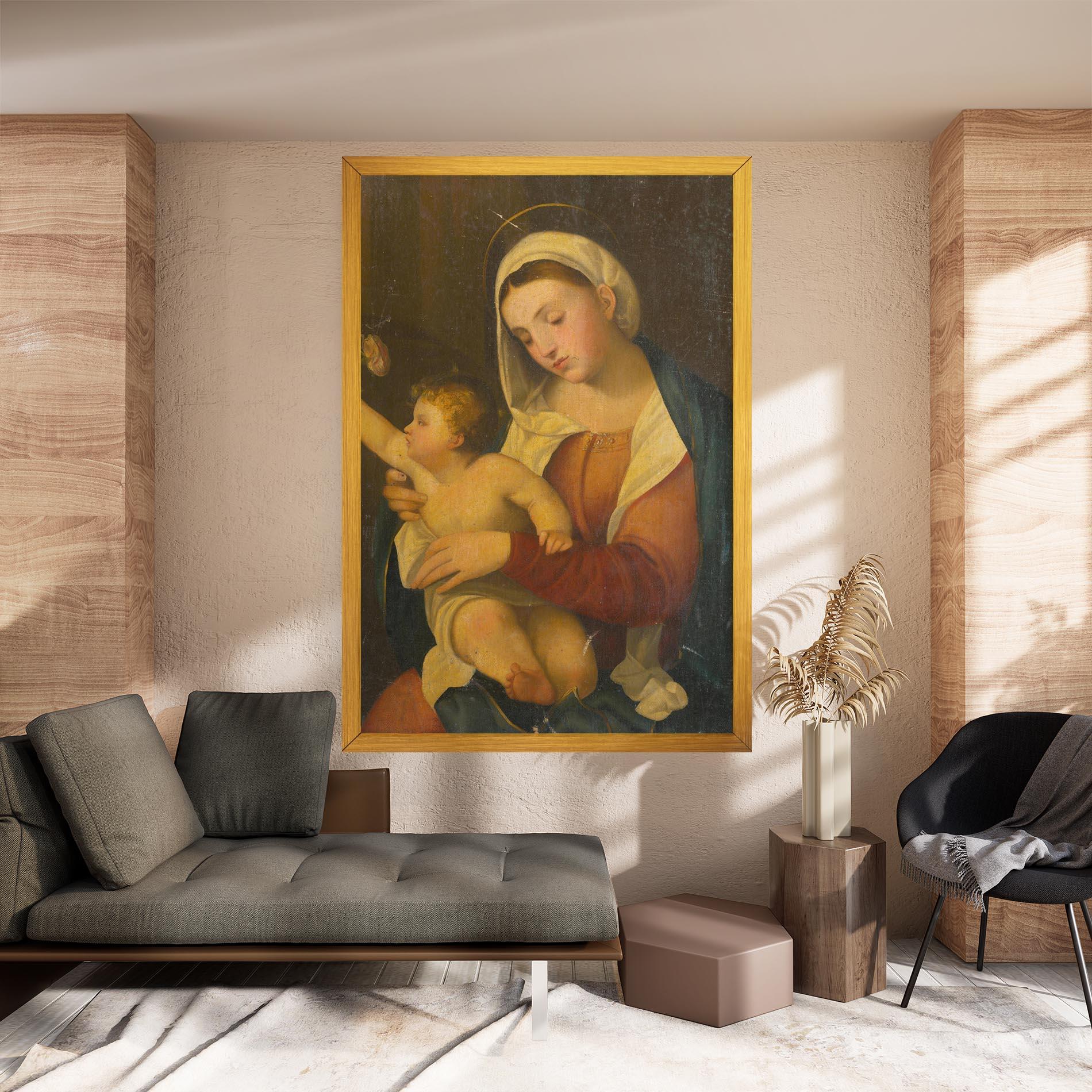 Vászonkép Yellow Light Baby mockup 8