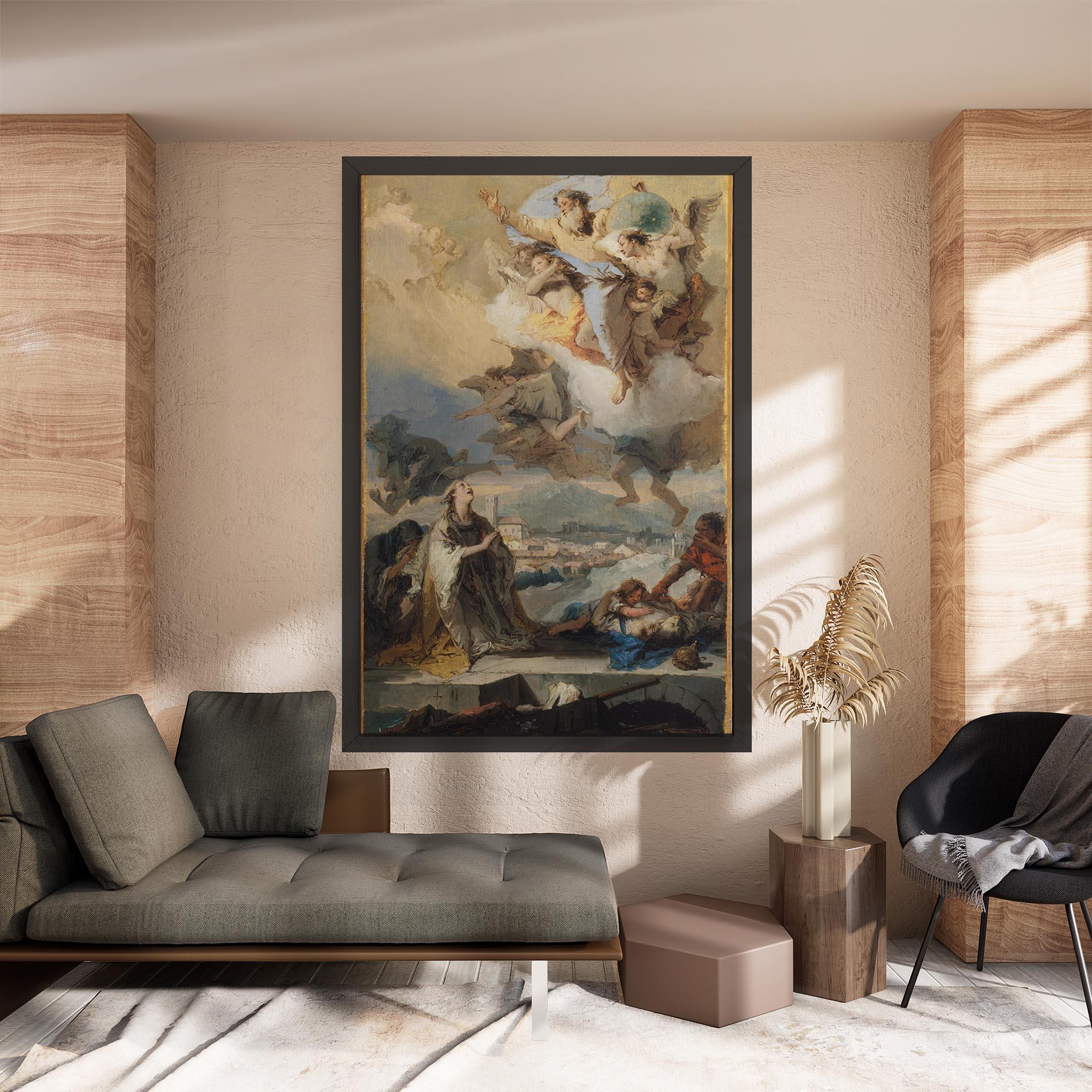 Vászonkép Sky Angel Art mockup 8