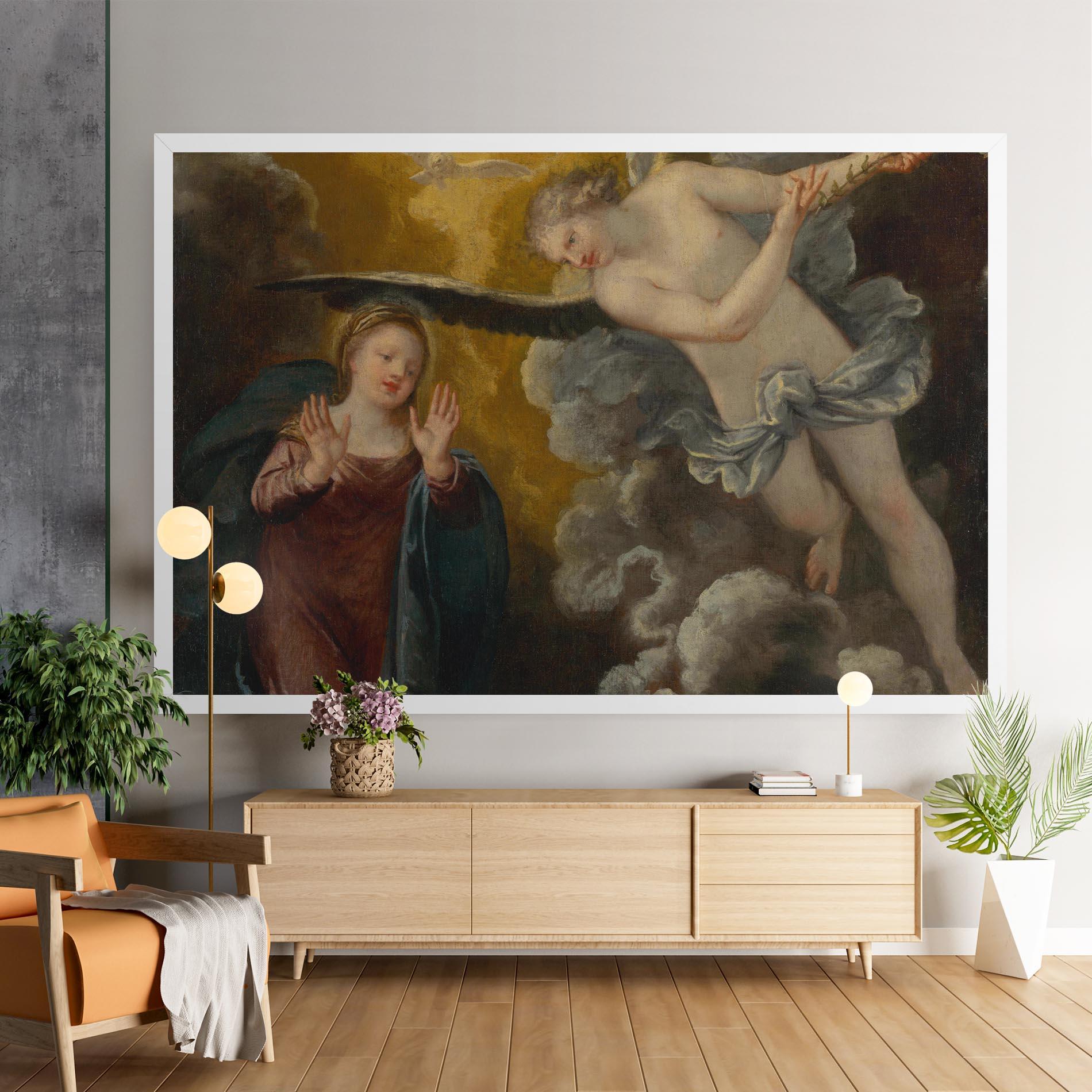 Vászonkép Religious Angel mockup 9