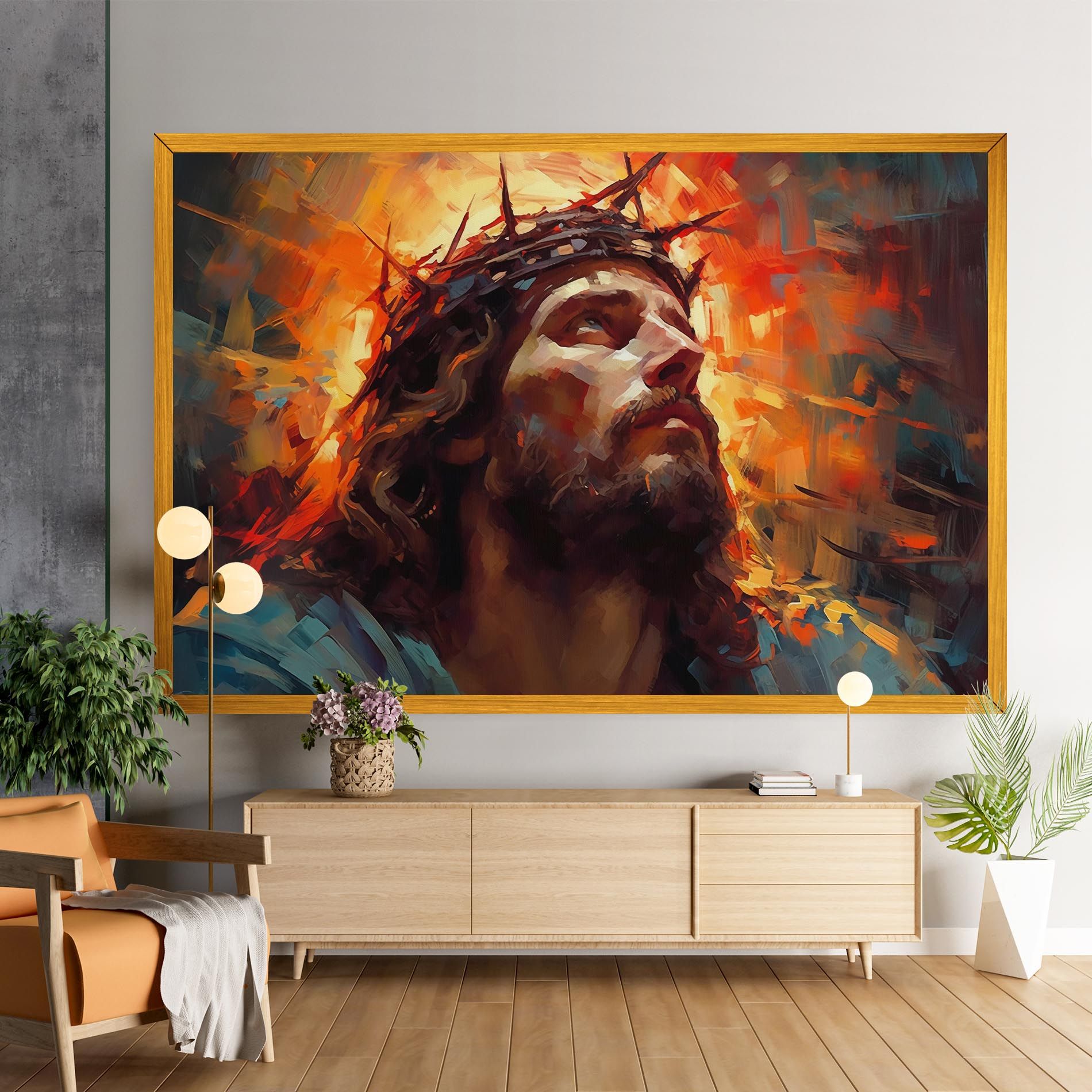 Jesus Crown Light mockup 9