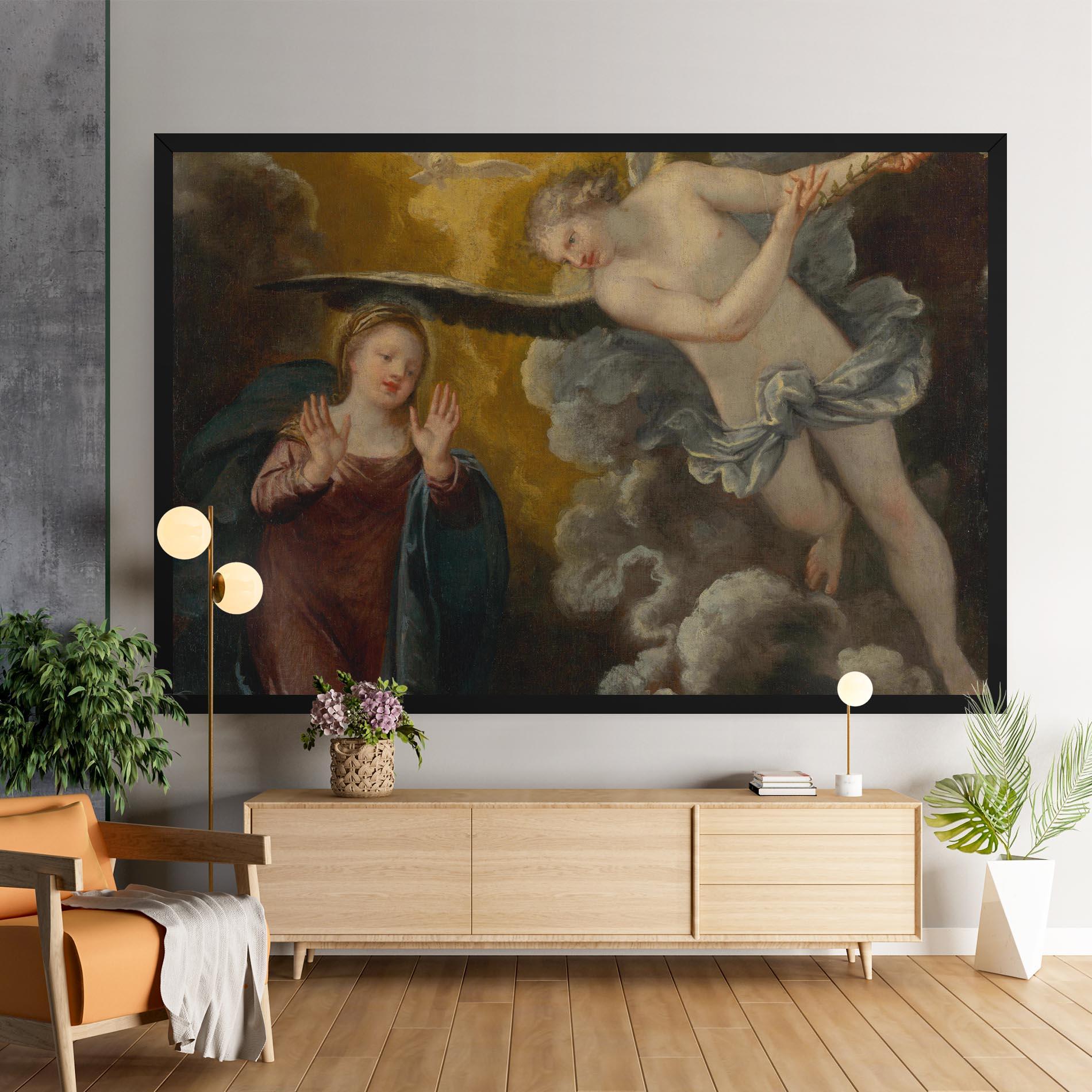 Vászonkép Religious Angel mockup 9