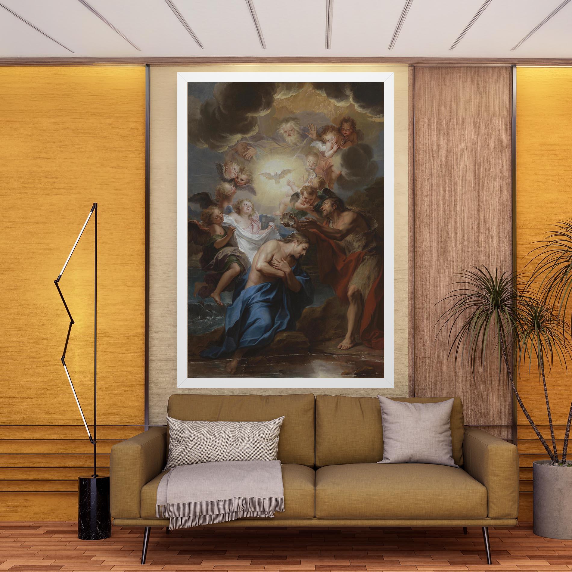 Vászonkép Divine Yellow Light mockup 9