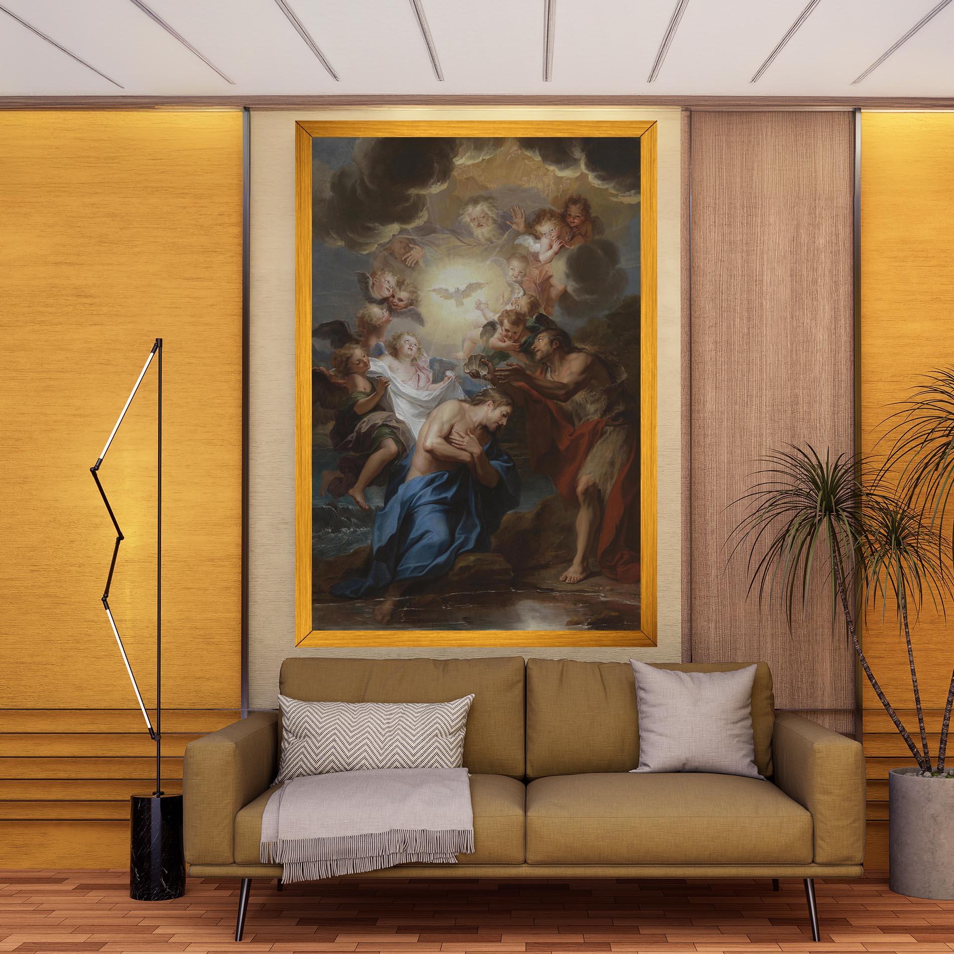 Vászonkép Divine Yellow Light mockup 9