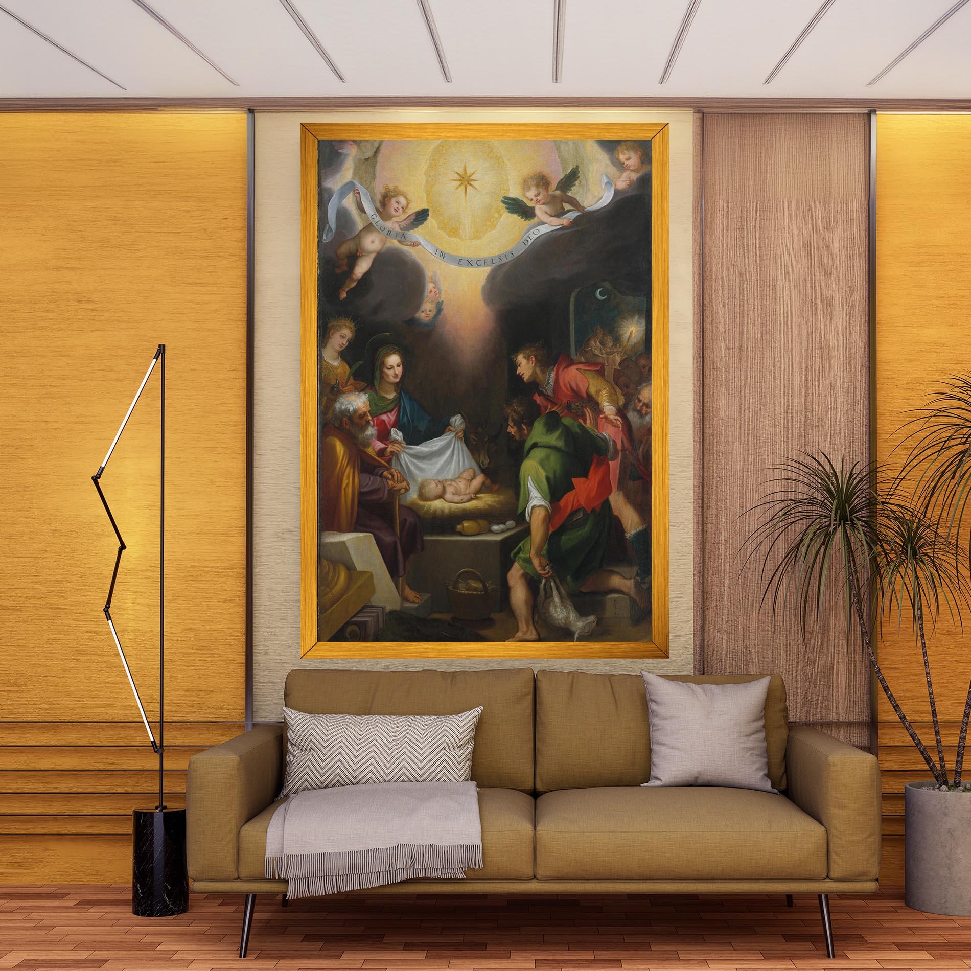 Vászonkép Religious Baby View mockup 9