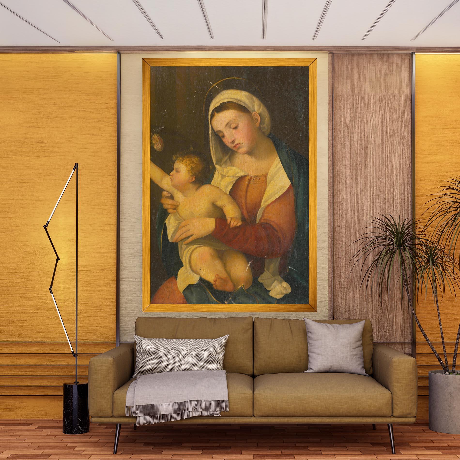 Vászonkép Yellow Light Baby mockup 9