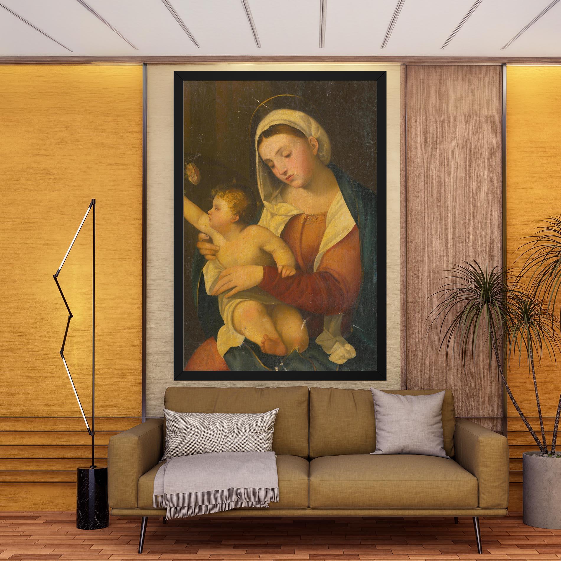 Vászonkép Yellow Light Baby mockup 9