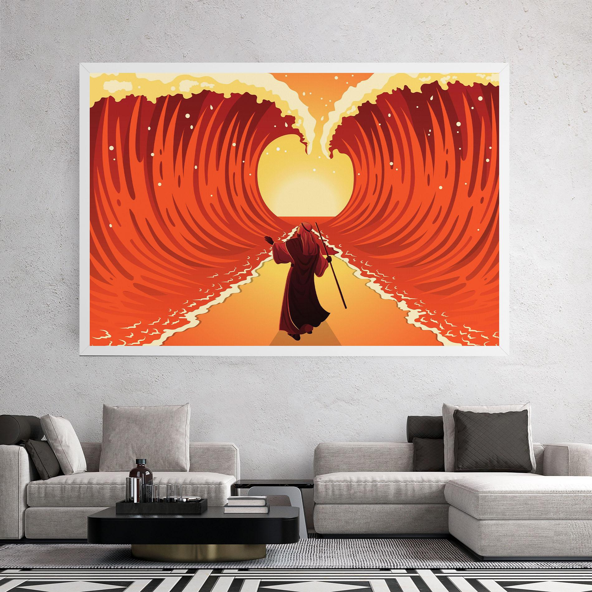 Vászonkép Moses mockup 2