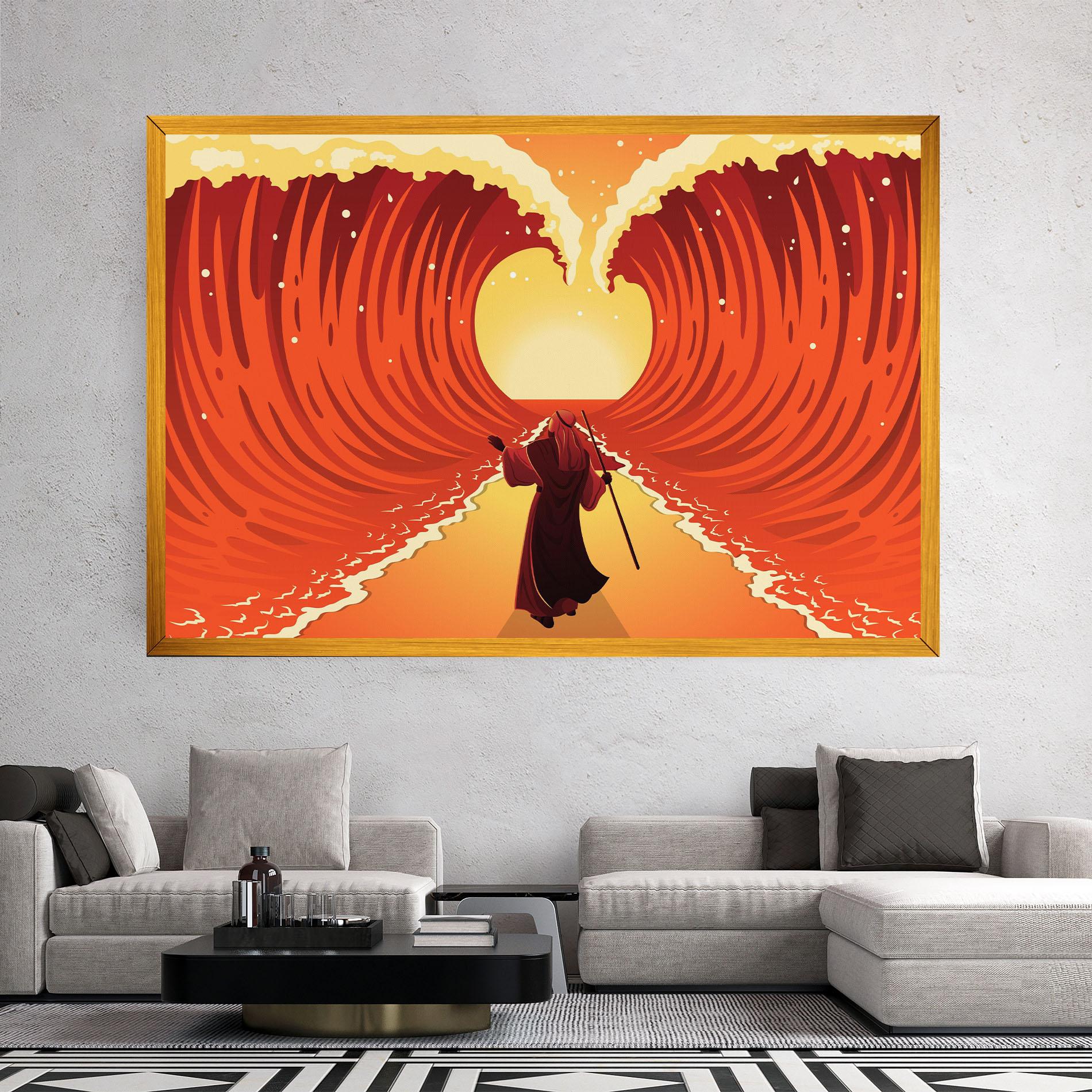 Vászonkép Moses mockup 2