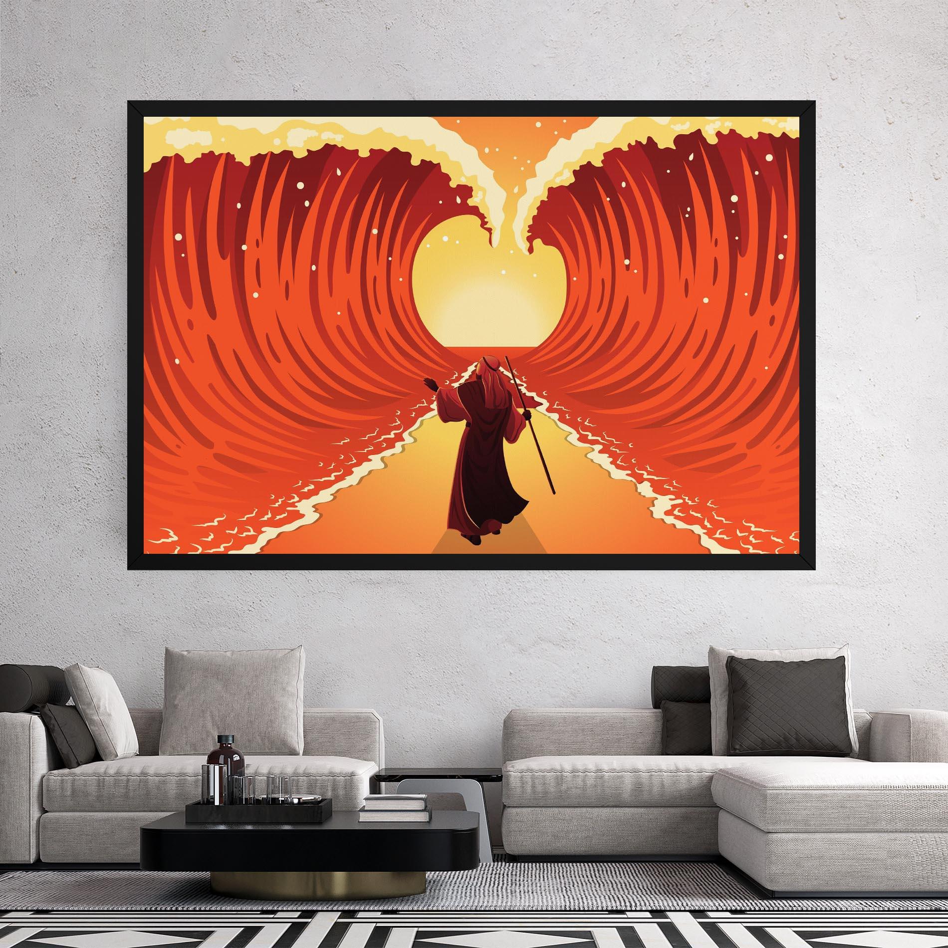 Vászonkép Moses mockup 2