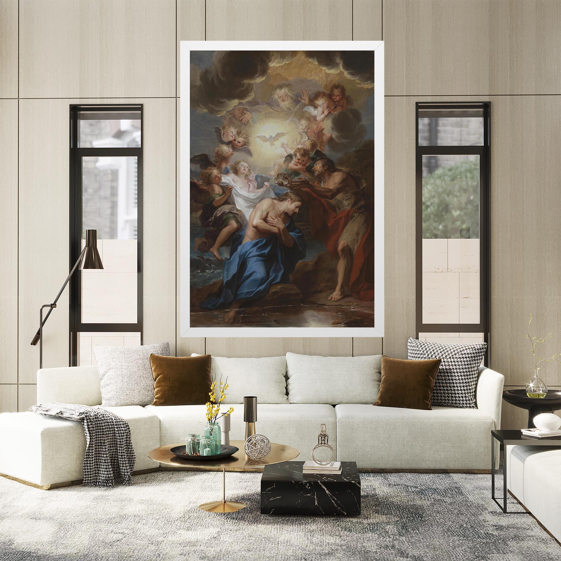 Vászonkép Divine Yellow Light mockup 2