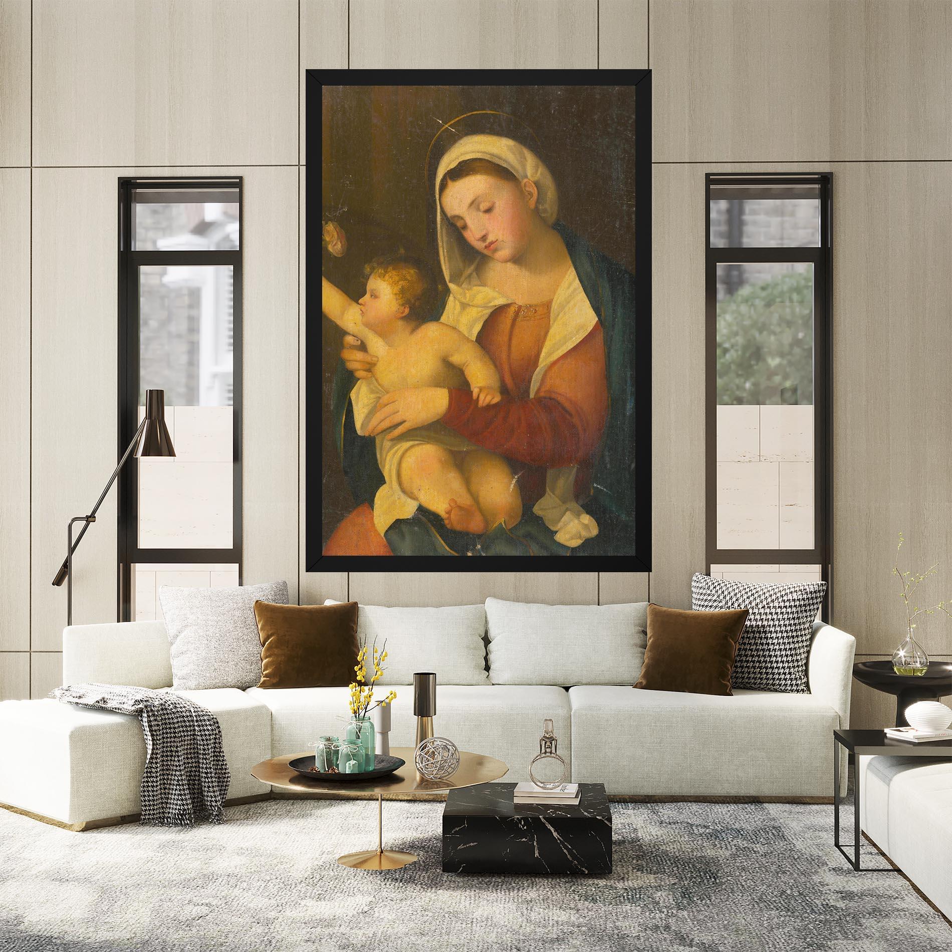 Vászonkép Yellow Light Baby mockup 2