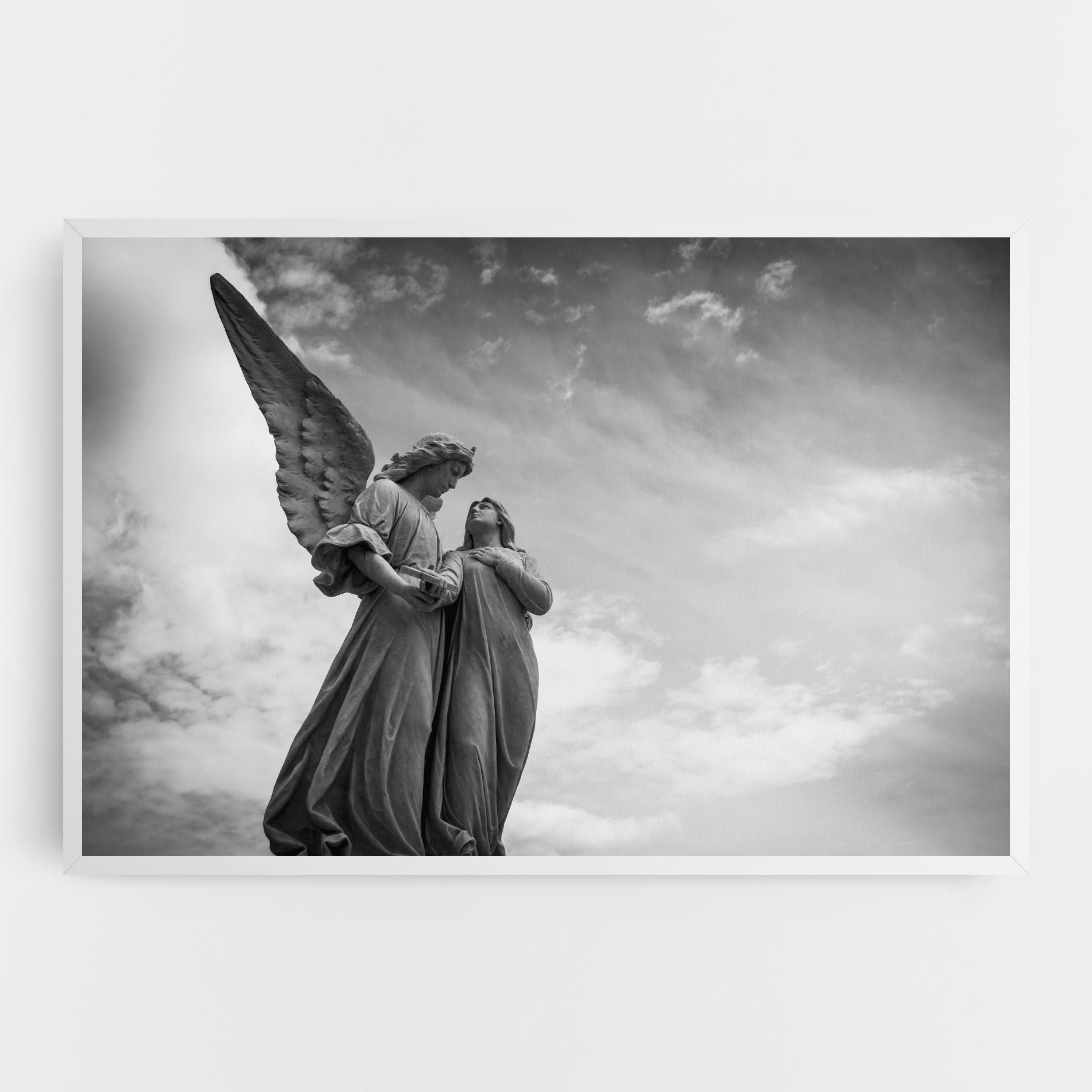 Vászonkép Grey Stone Angels mockup 0