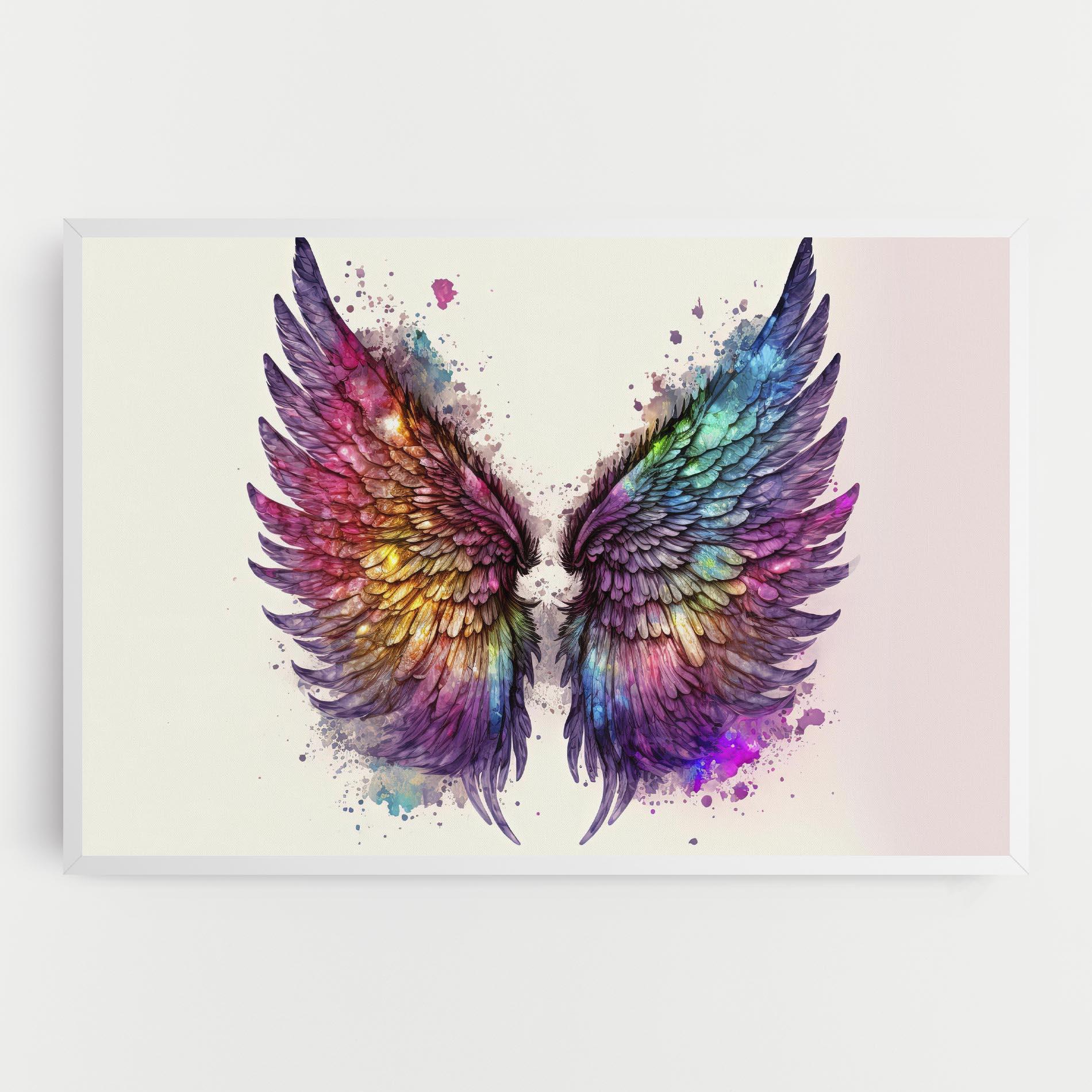 Vászonkép Magic Watercolor Wings mockup 0