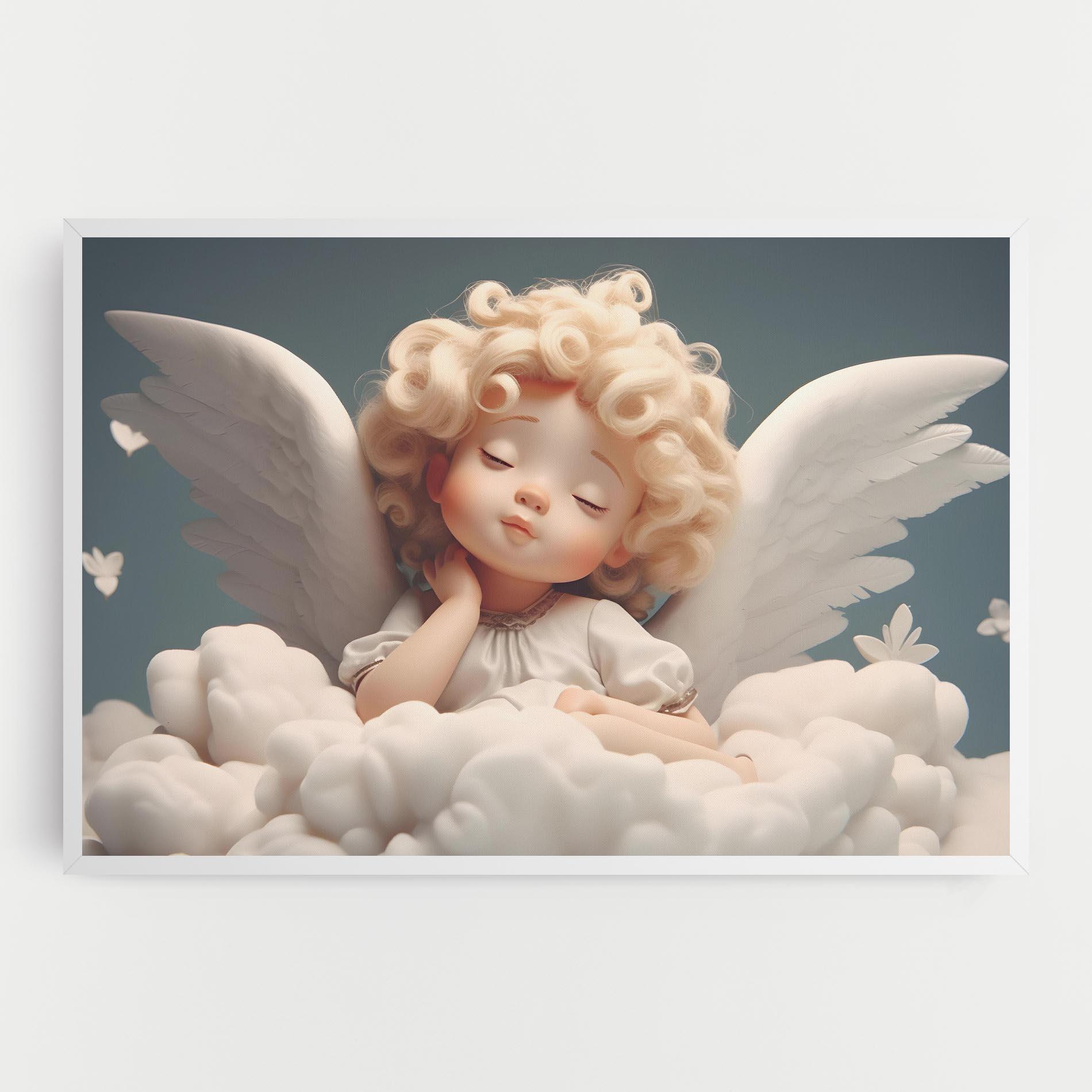 Vászonkép Statue Baby Angel mockup 0