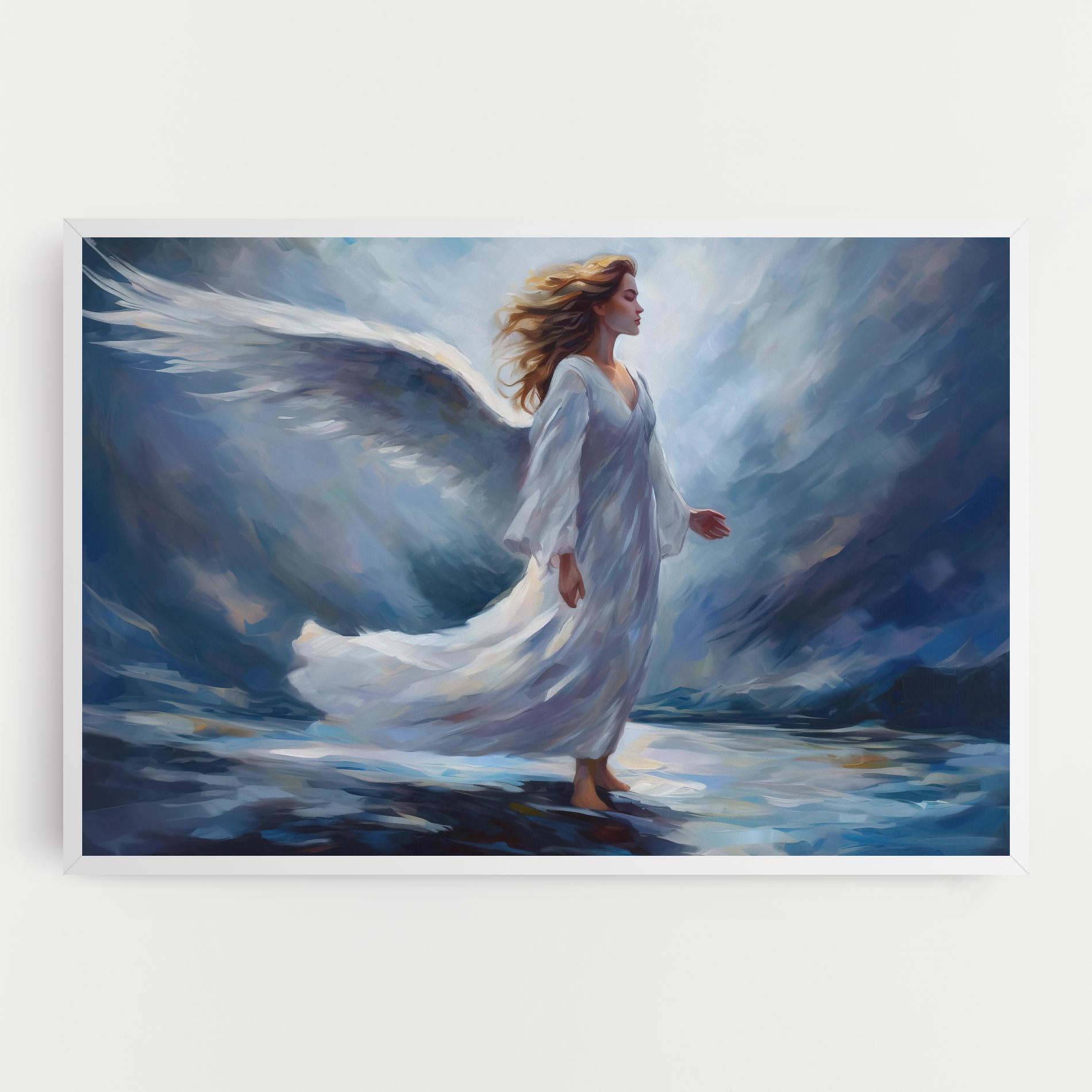 Vászonkép Wind Angel Woman mockup 0