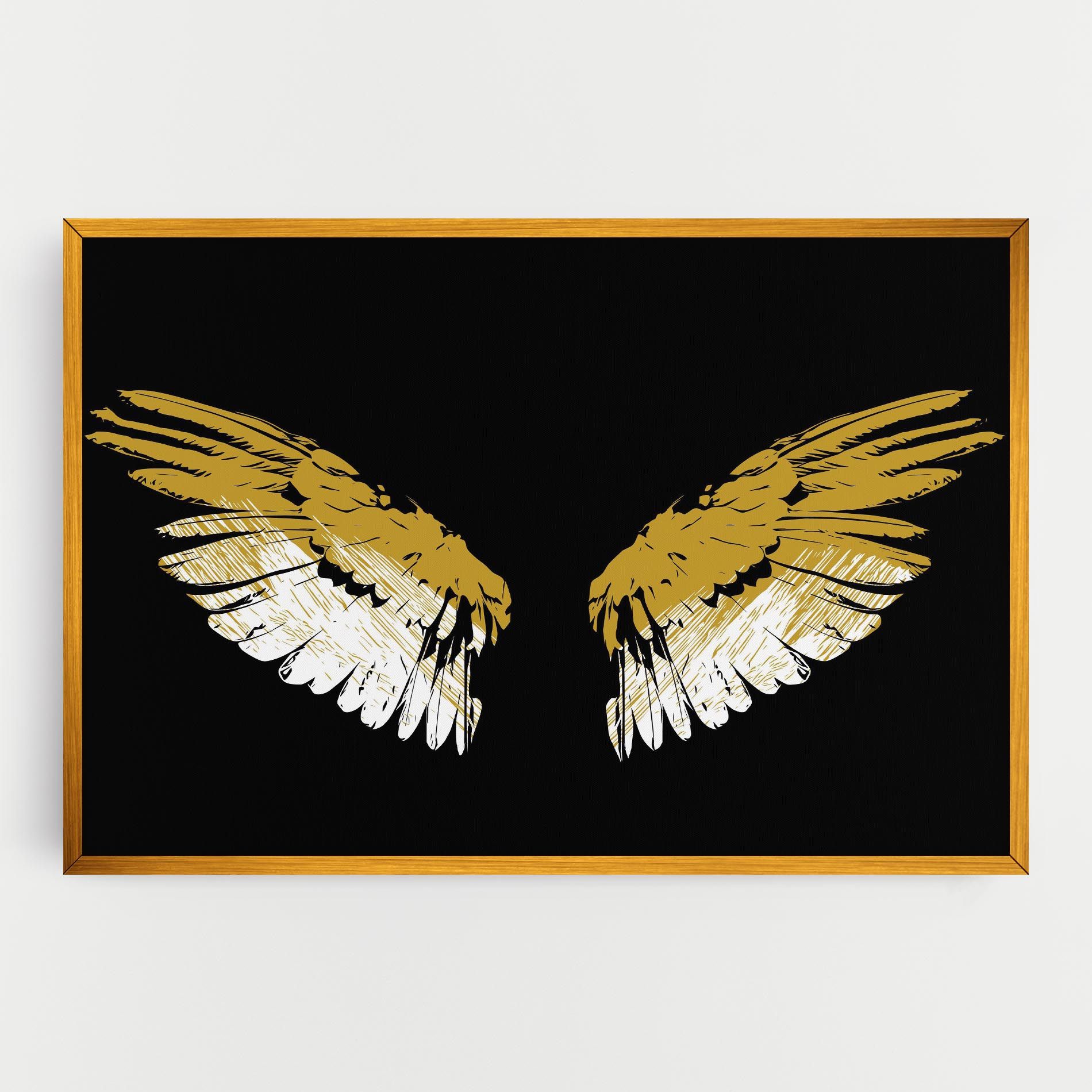 White Yellow Wings mockup 0