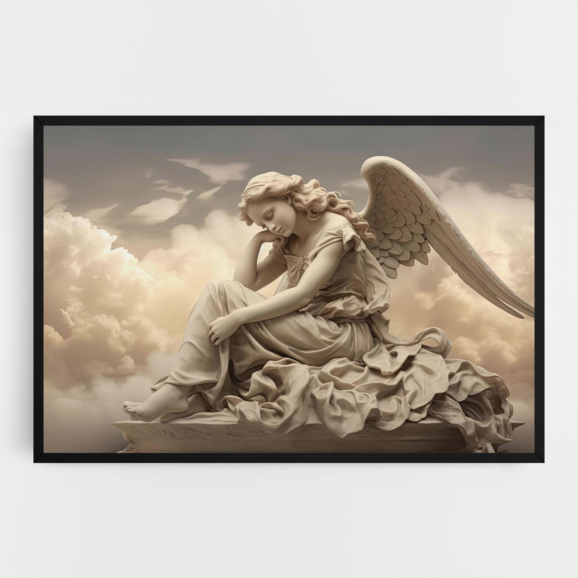 Vászonkép Angel Guardian Cloud mockup 0