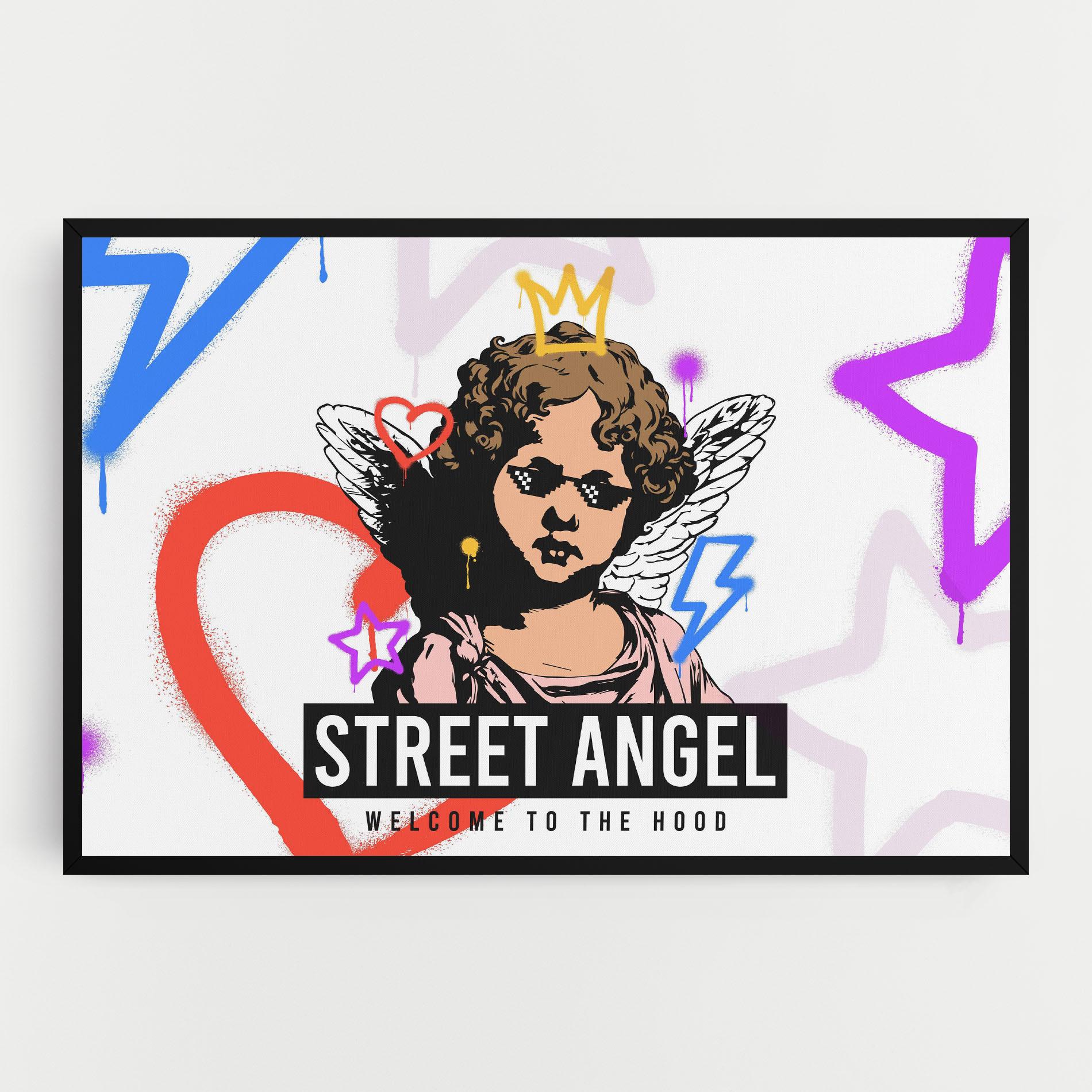 Vászonkép Hood Angel mockup 0