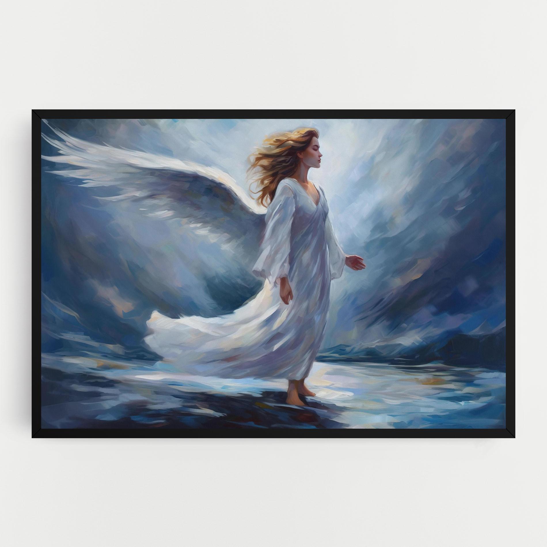 Vászonkép Wind Angel Woman mockup 0