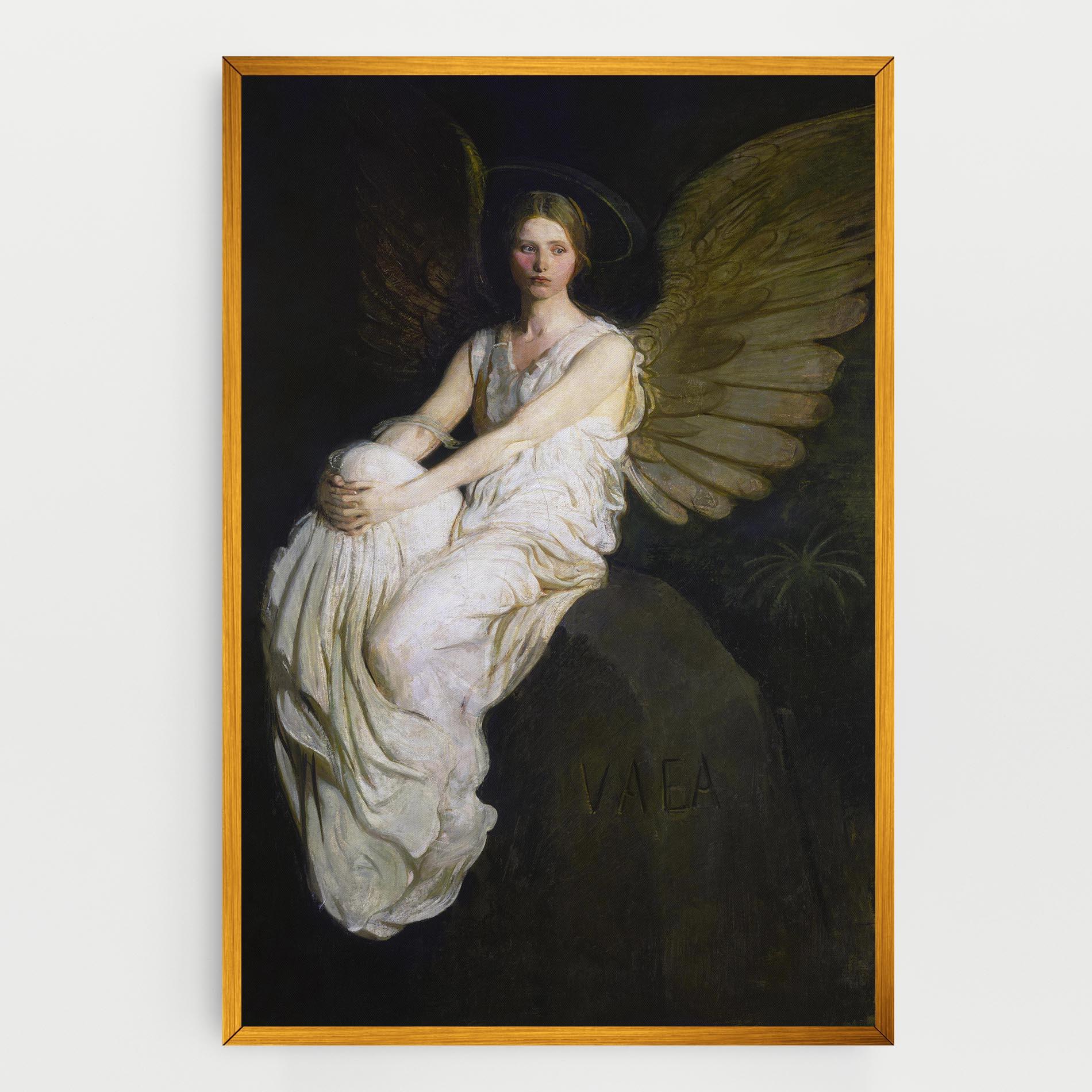 Vászonkép Angel Thinking mockup 0