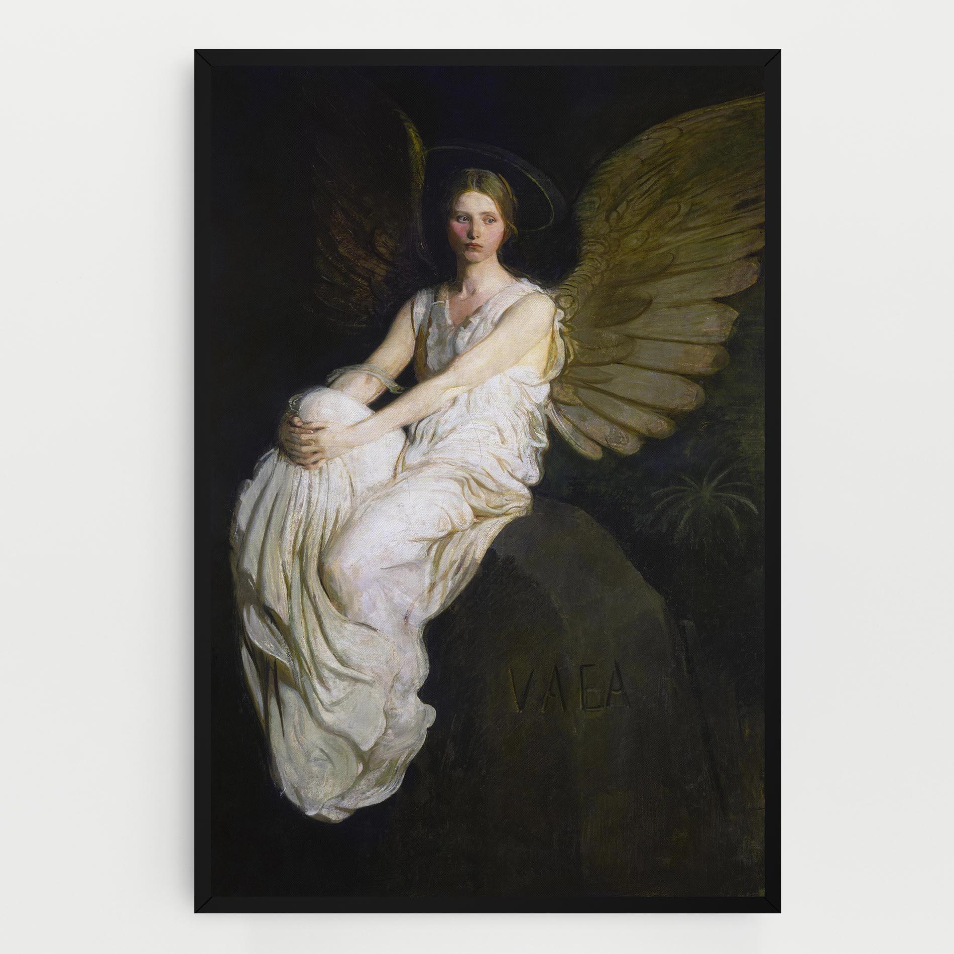 Vászonkép Angel Thinking mockup 0