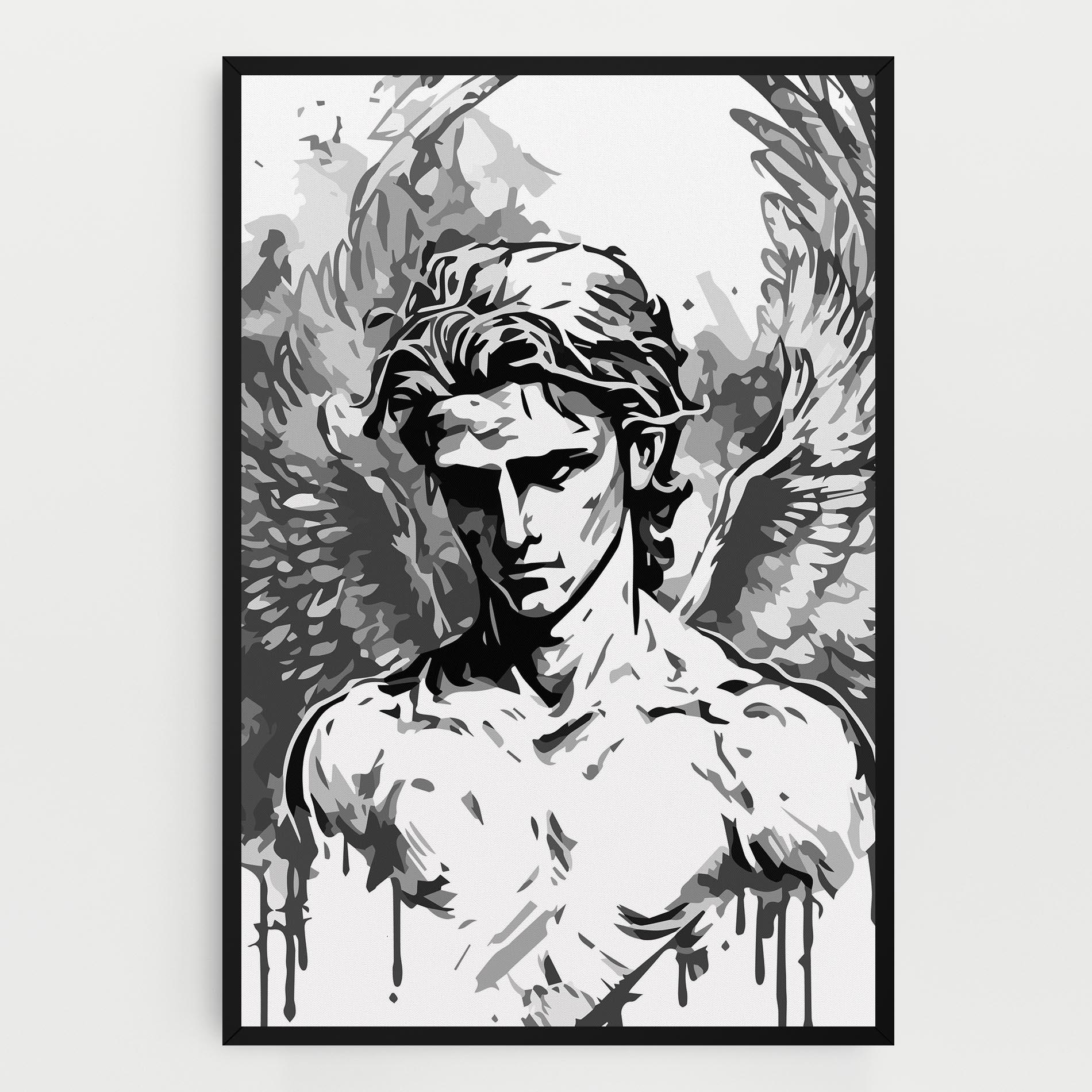 Vászonkép Beautiful Angel mockup 0