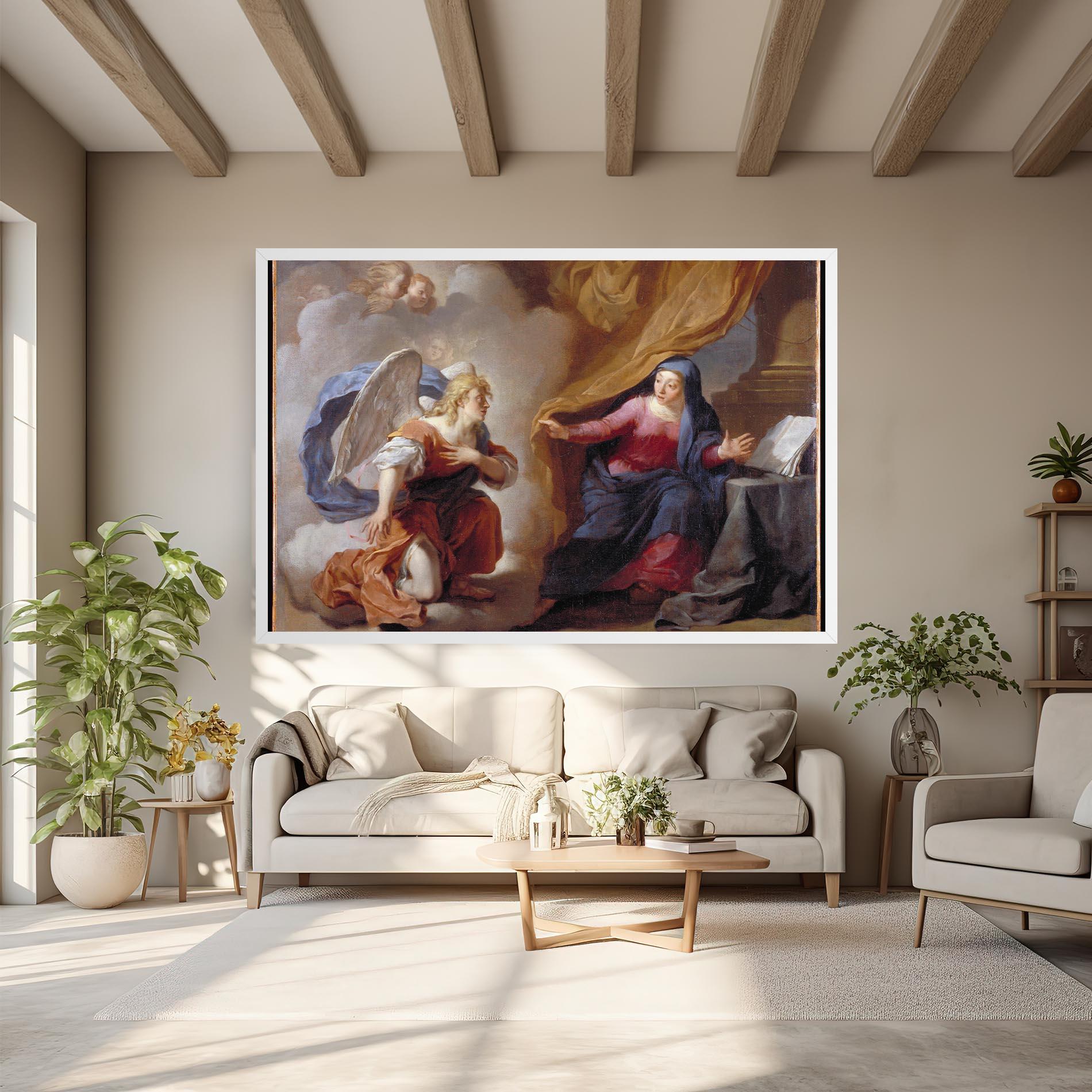 Vászonkép Painting Old Angel mockup 6