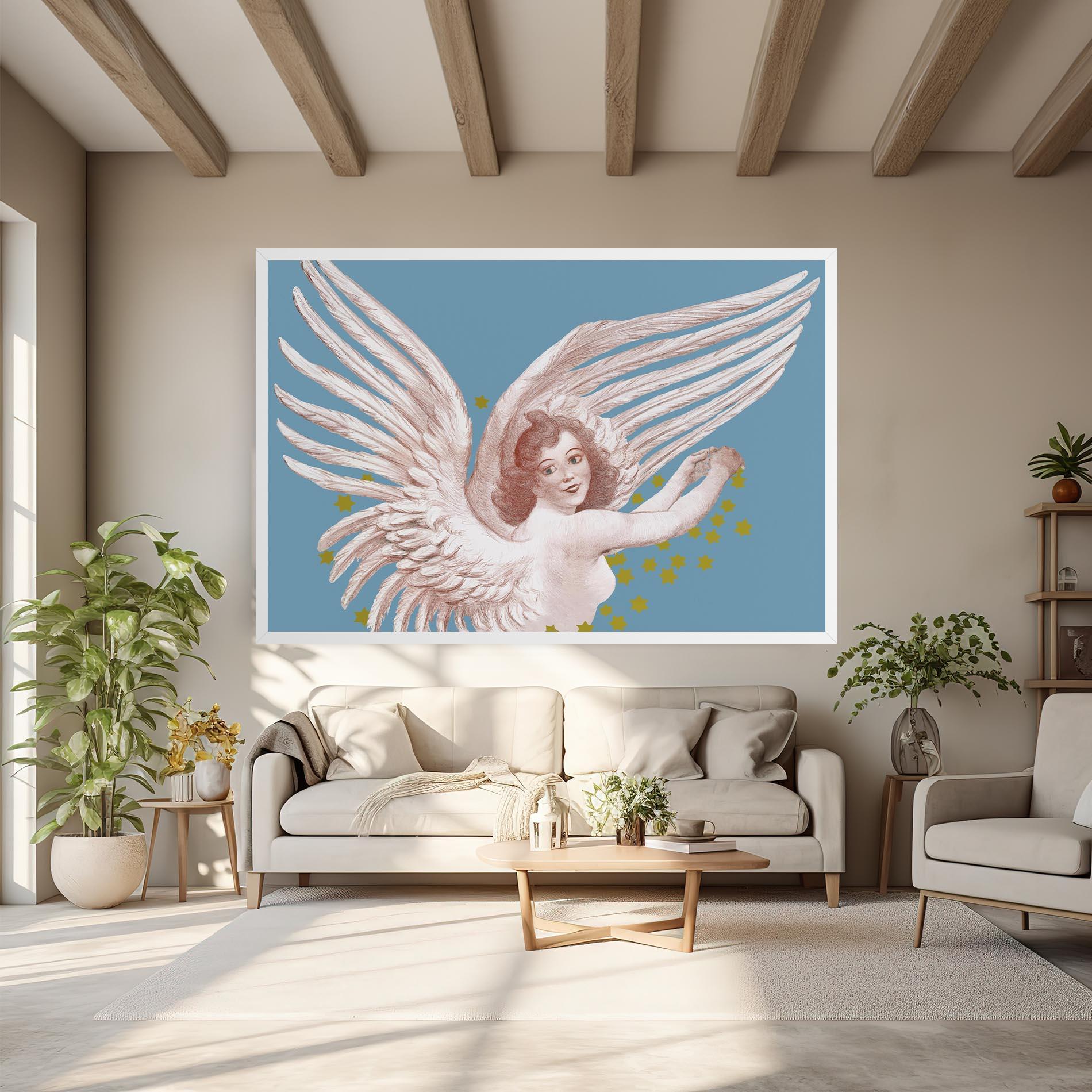 Vászonkép Stars Angel mockup 6