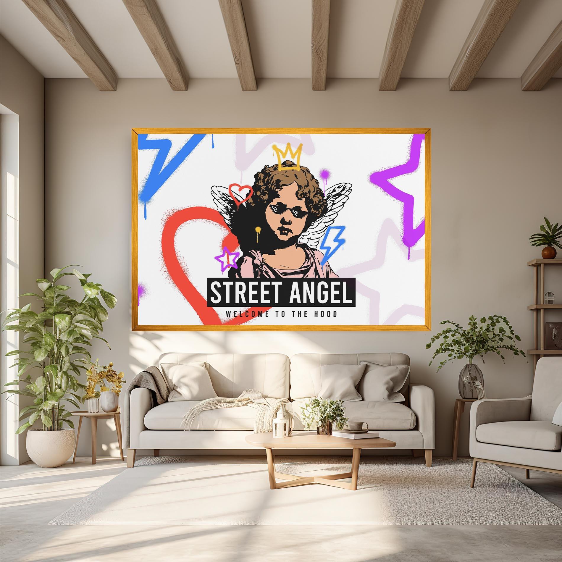 Vászonkép Hood Angel mockup 6