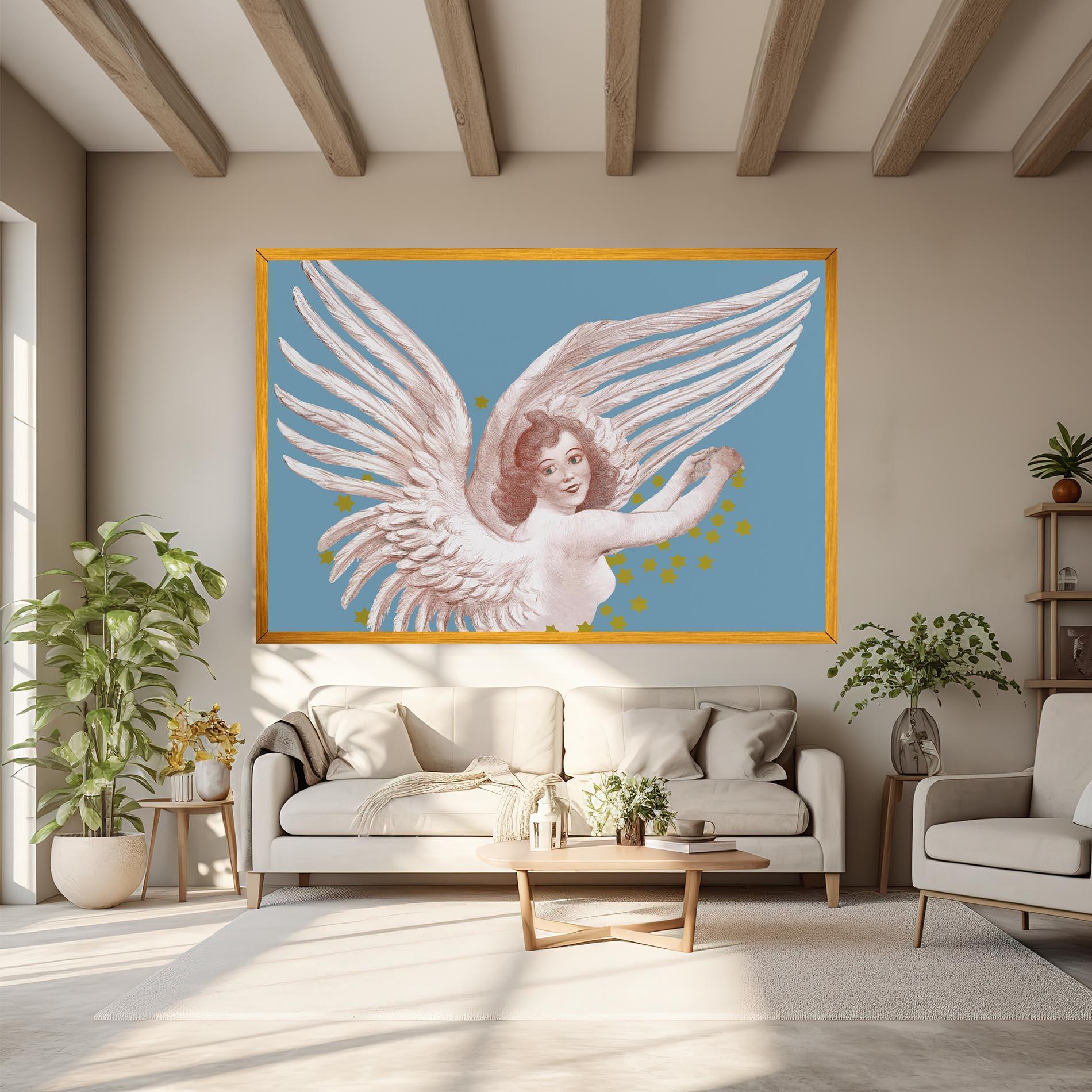 Vászonkép Stars Angel mockup 6