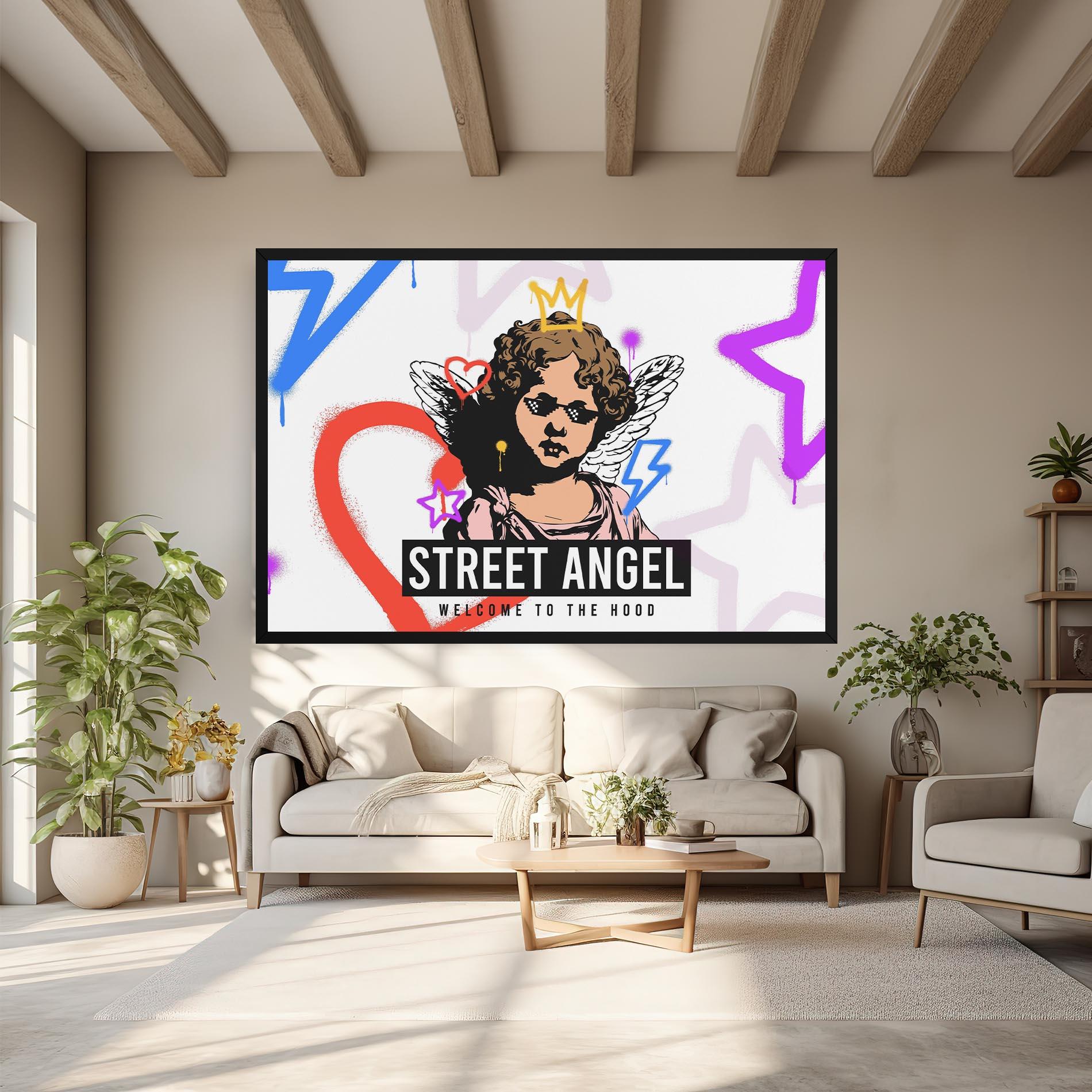 Vászonkép Hood Angel mockup 6